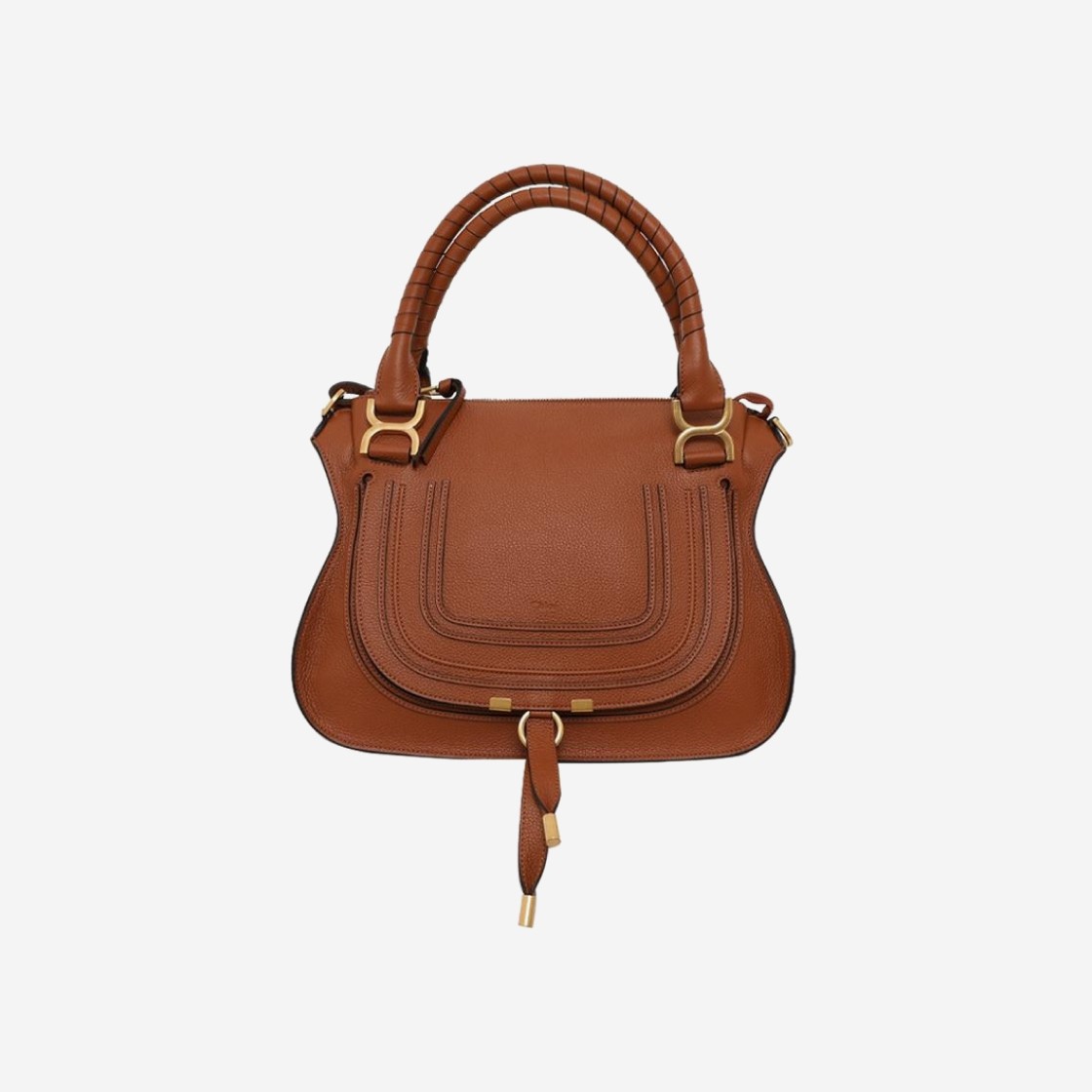 Chloe Marcie Double Carry Bag Tan 상세 이미지 1