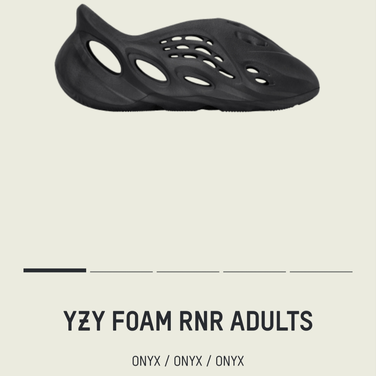 Adidas Yeezy Foam RNNR Onyx 착용 스타일