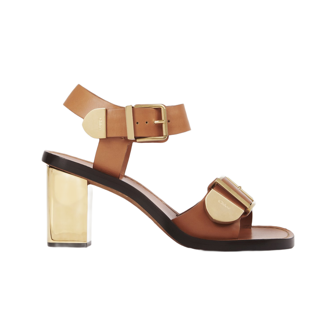 (W) Chloe Rebecca Heeled Sandal Luminous Ochre 상세 이미지 1