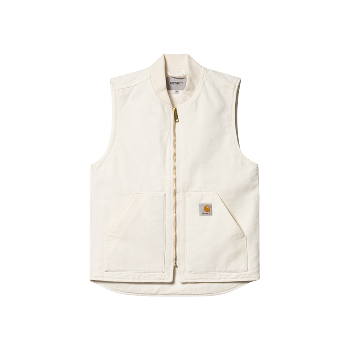 Carhartt WIP Unlined Dearborn Canvas Vest Wax - Spring 상세 이미지 1