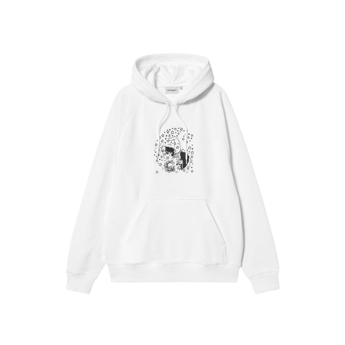 Carhartt WIP Hooded Hocus Pocus Sweatshirt White Black 상세 이미지 1