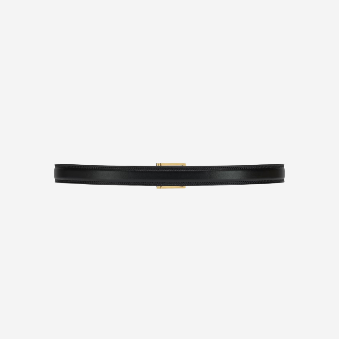 Gucci Belt with Rectangular Buckle Black Leather 상세 이미지 2