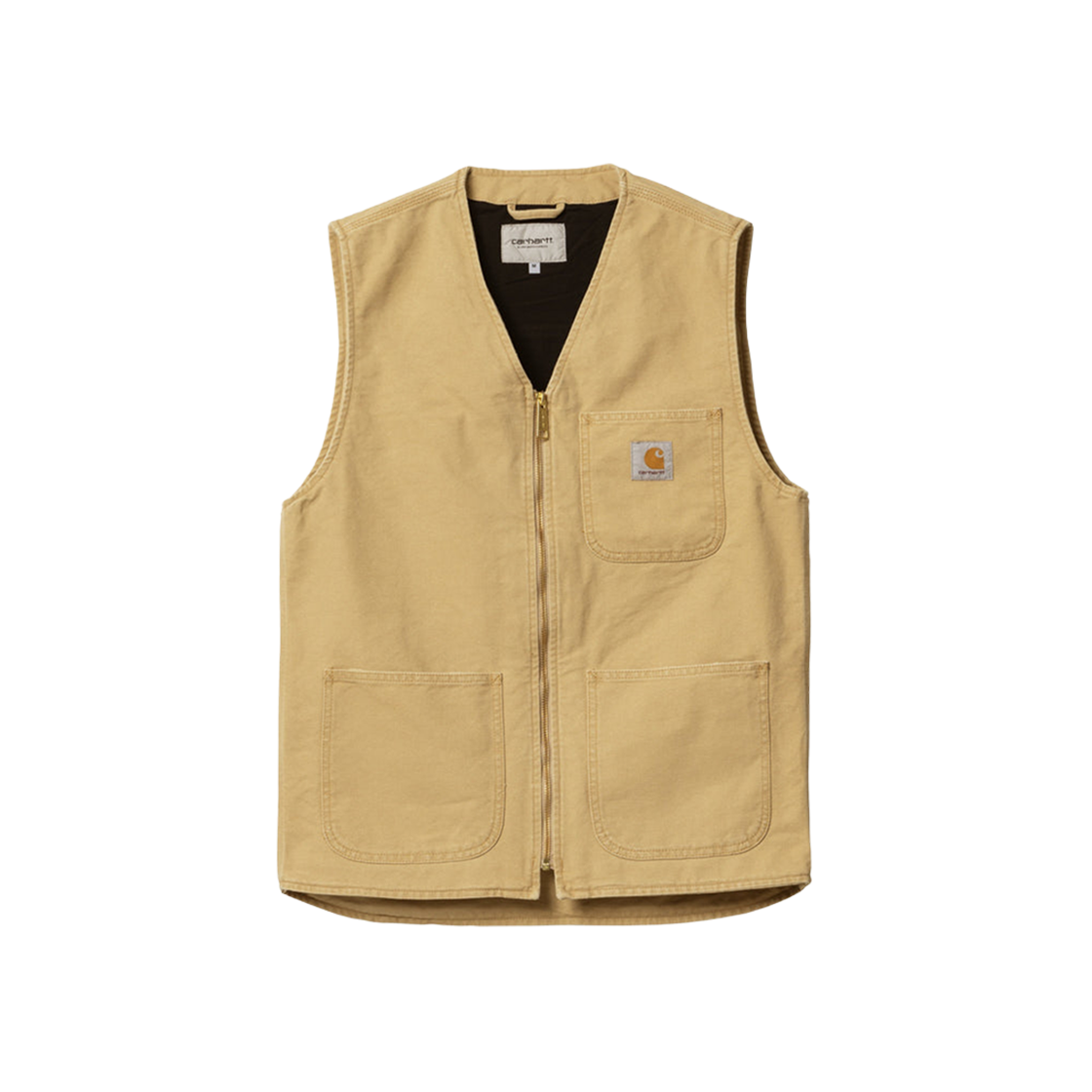 Carhartt WIP Arbor Vest Bourbon Aged Canvas 상세 이미지 1