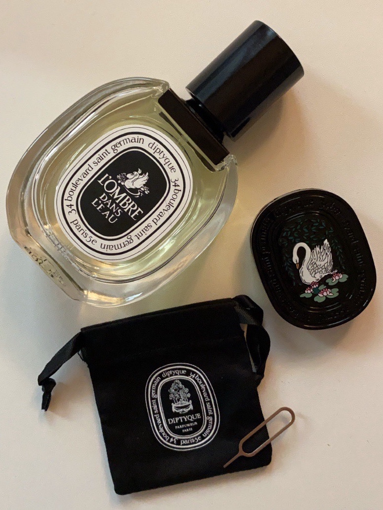 Diptyque L'ombre Dans L'eau Eau De Toilette 50ml, Diptyque Solid Perfume L'ombre Dans L'eau 3g 착용 스타일