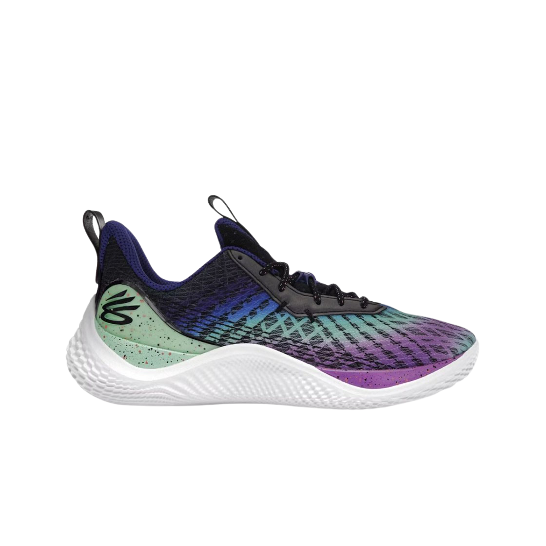 3025621-500 Under Armour Curry Flow 10 Northern Lights Purple Panic