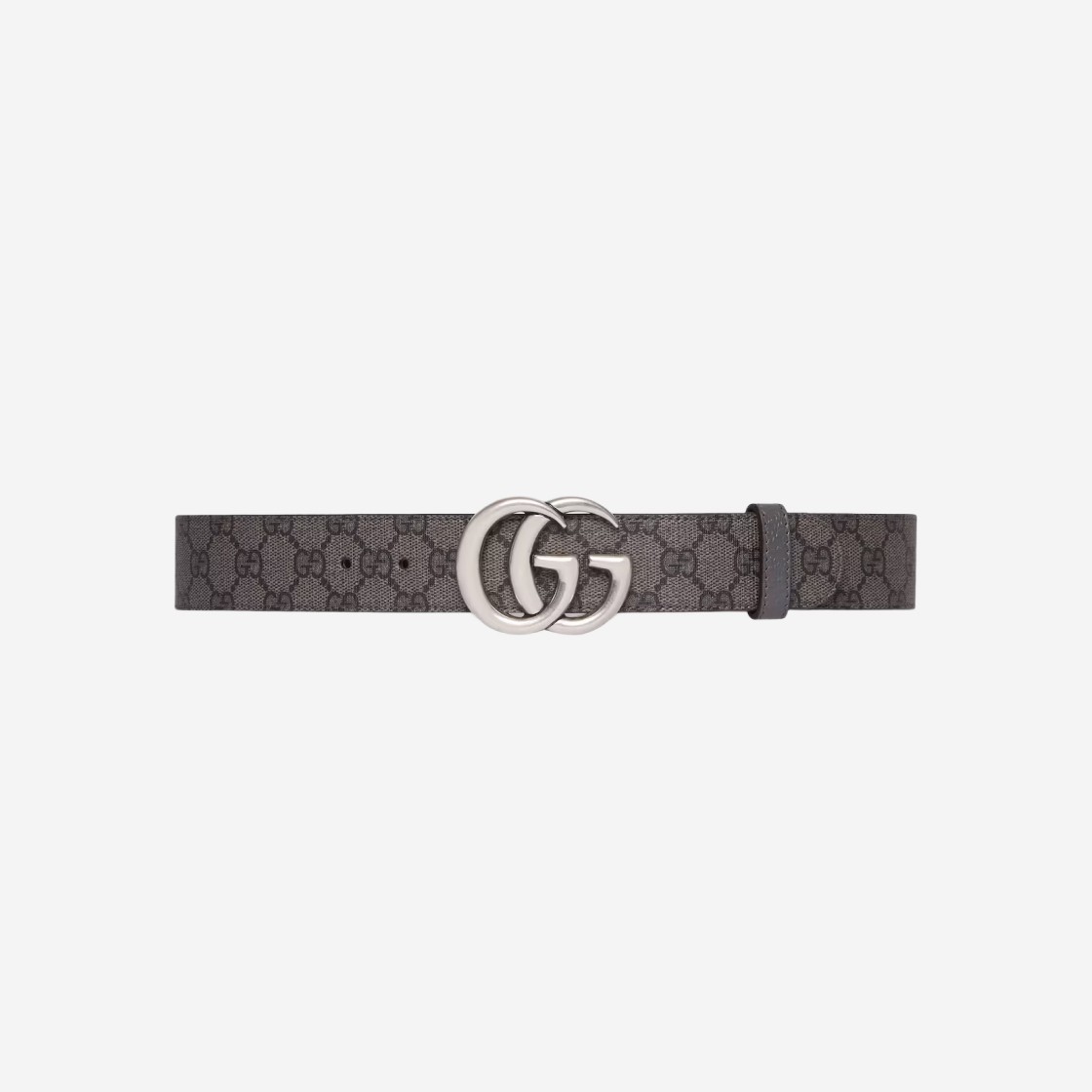 Gucci GG Marmont Reversible Belt Grey Black Supreme 상세 이미지 1