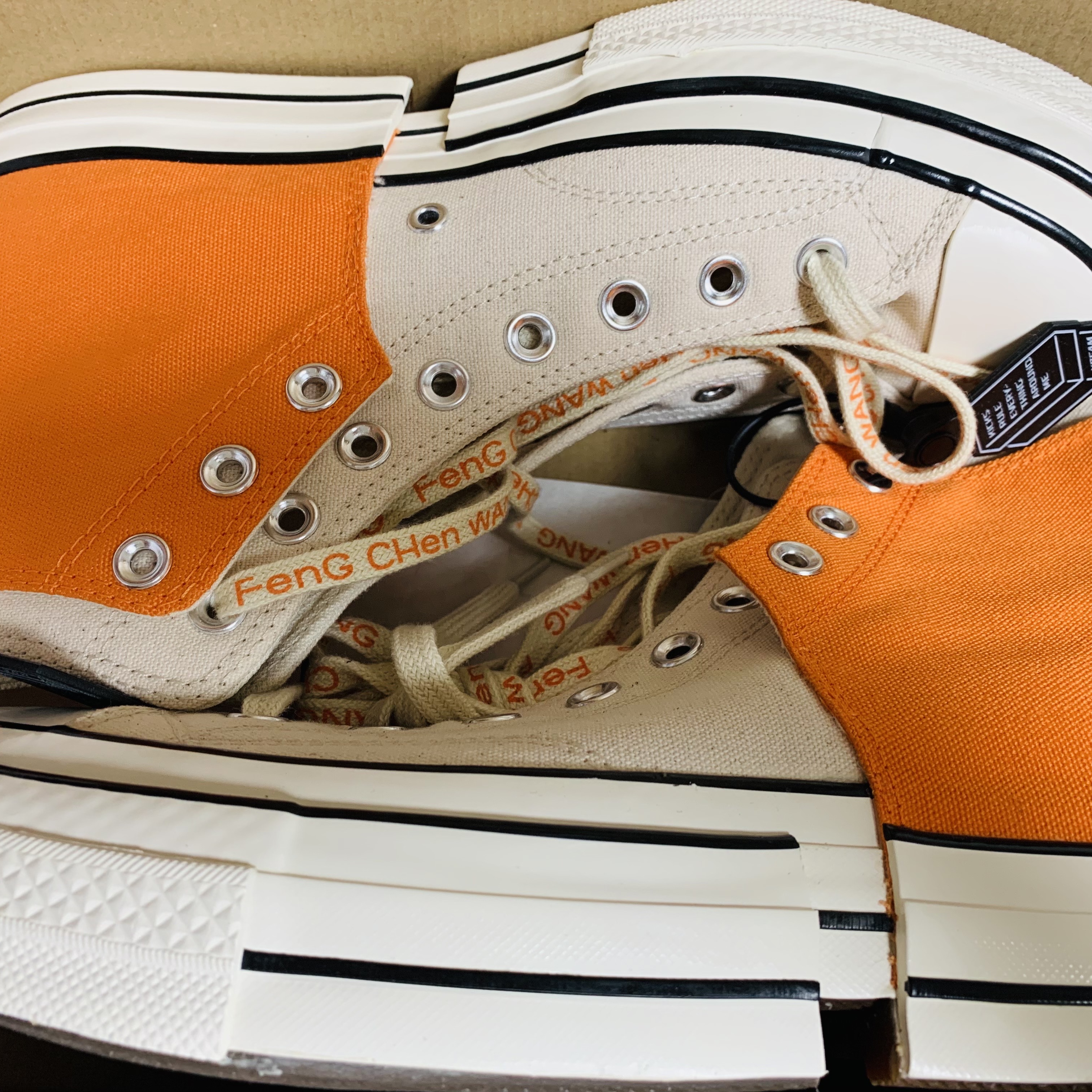 Converse x Feng Chen Wang Chuck 70 2-in-1 Persimmon Orange 착용 스타일