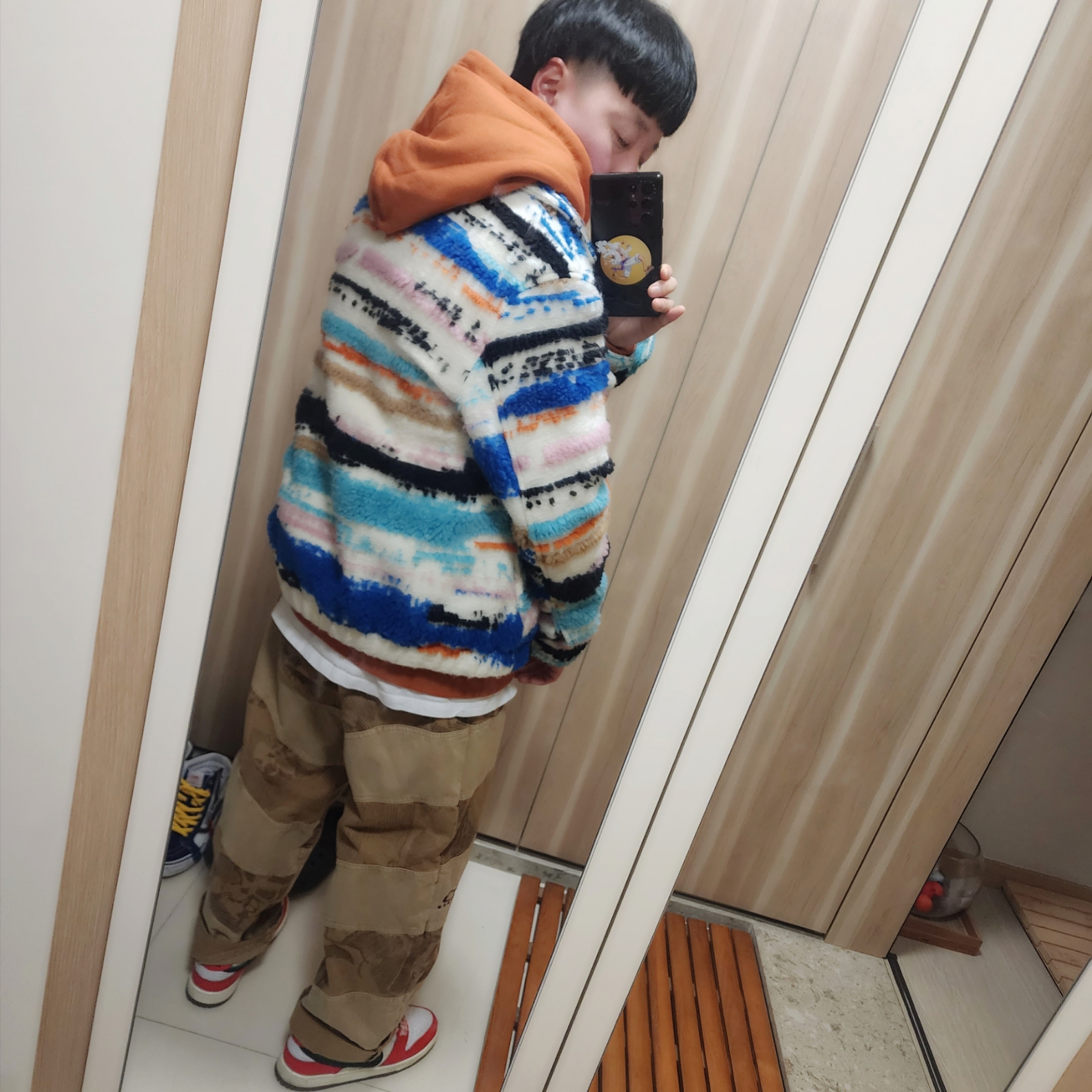 Jordan x Eastside Golf Fleece Hoodie Burnt Sunrise - Asia 착용 스타일 - 2