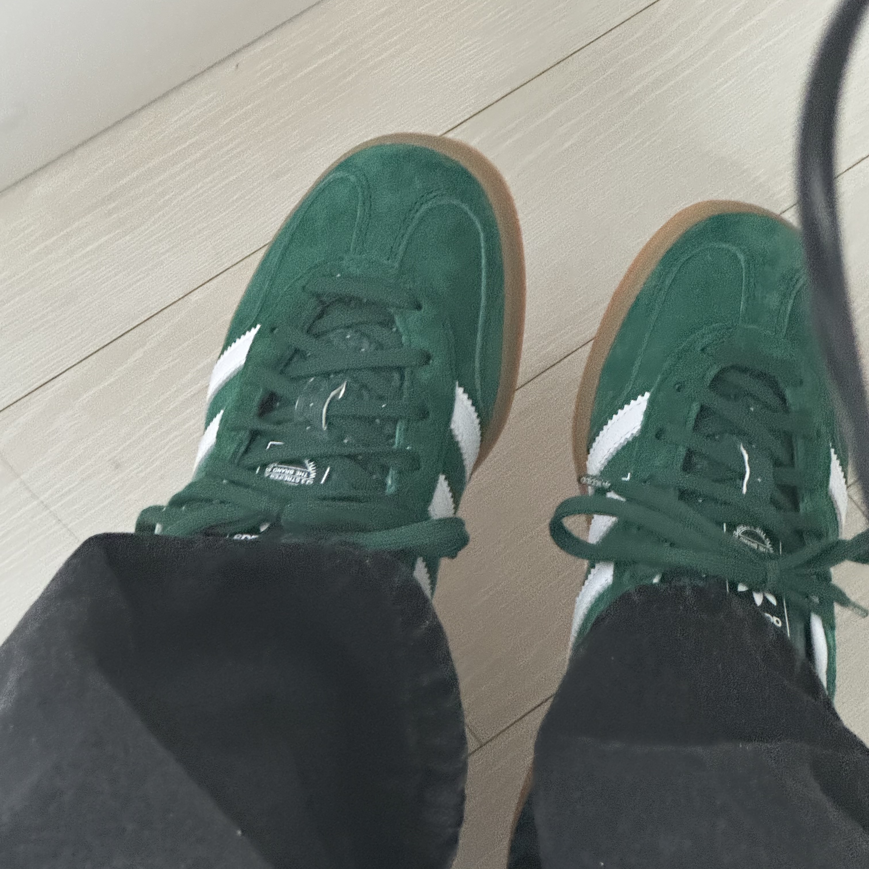 Adidas Gazelle Indoor Collegiate Green 착용 스타일 - 3