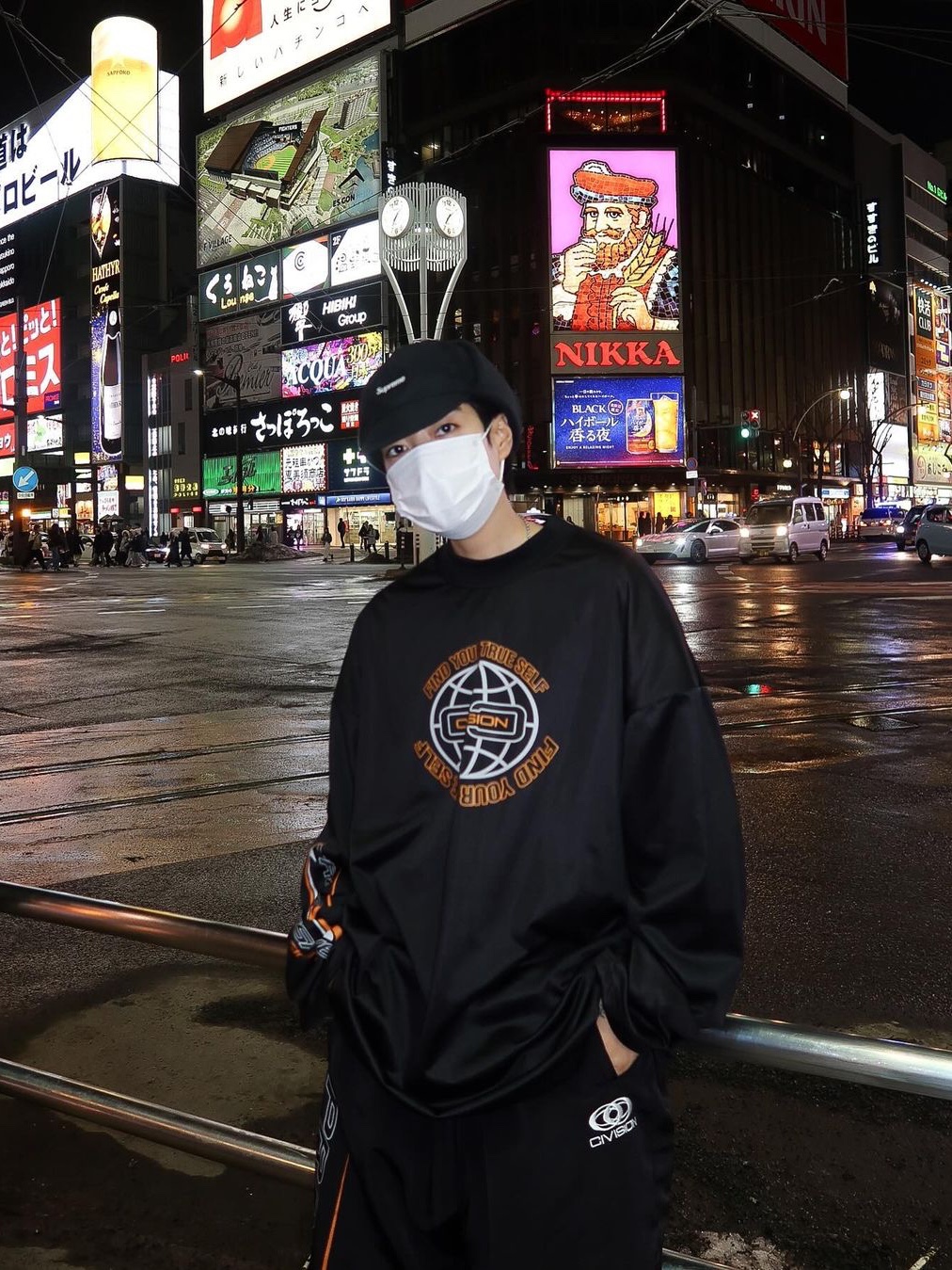 Civision by CSC Progressive Heavy Jersey Black, [KREAM 단독] Civision by CSC Progressive Track Pants Black 착용 스타일 - 2