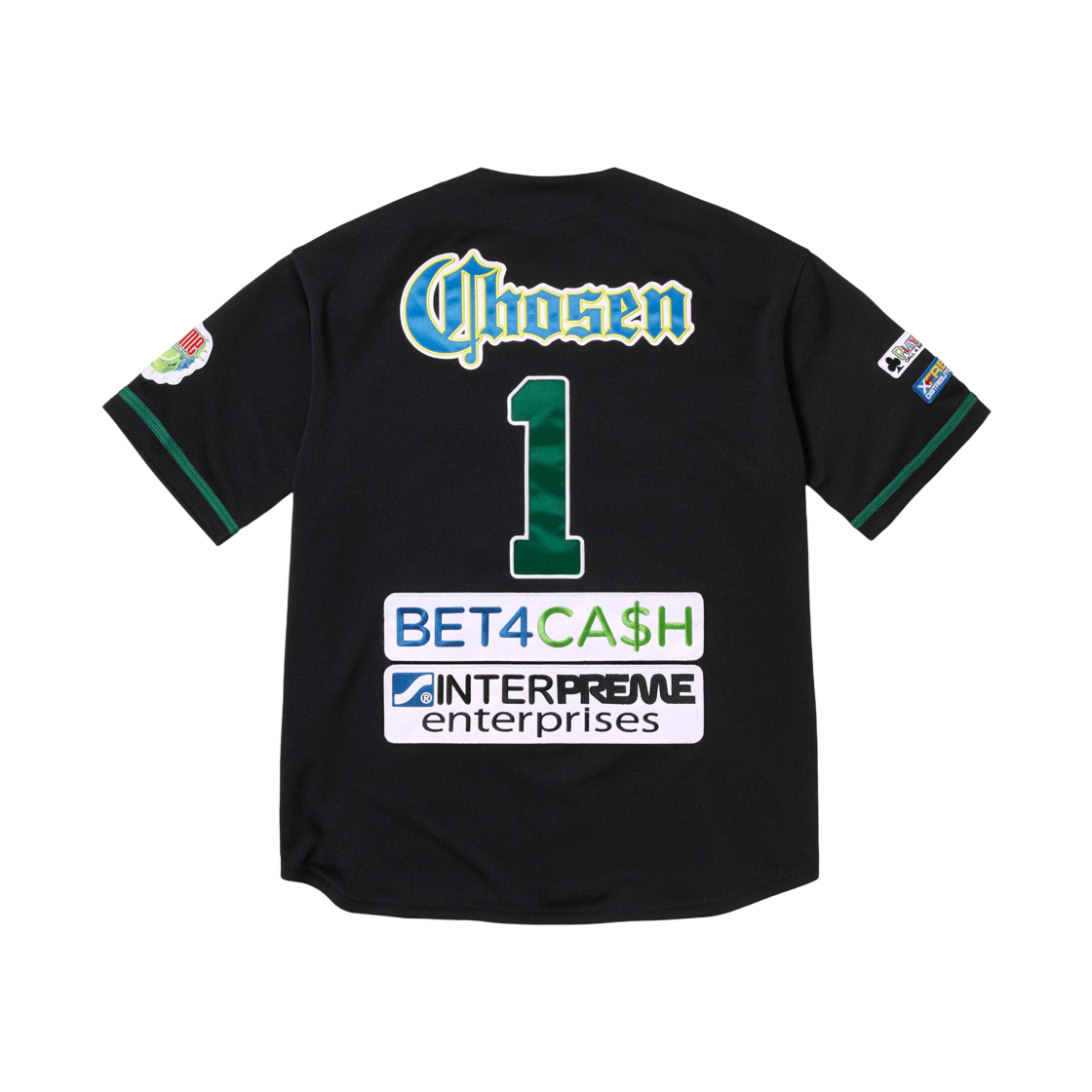 슈프림 추즌 원 베이스볼 저지 블랙 - 24SS | Supreme | KREAM 슈프림 추즌 원 베이스볼 저지 블랙 - 24SS | Supreme | KREAM