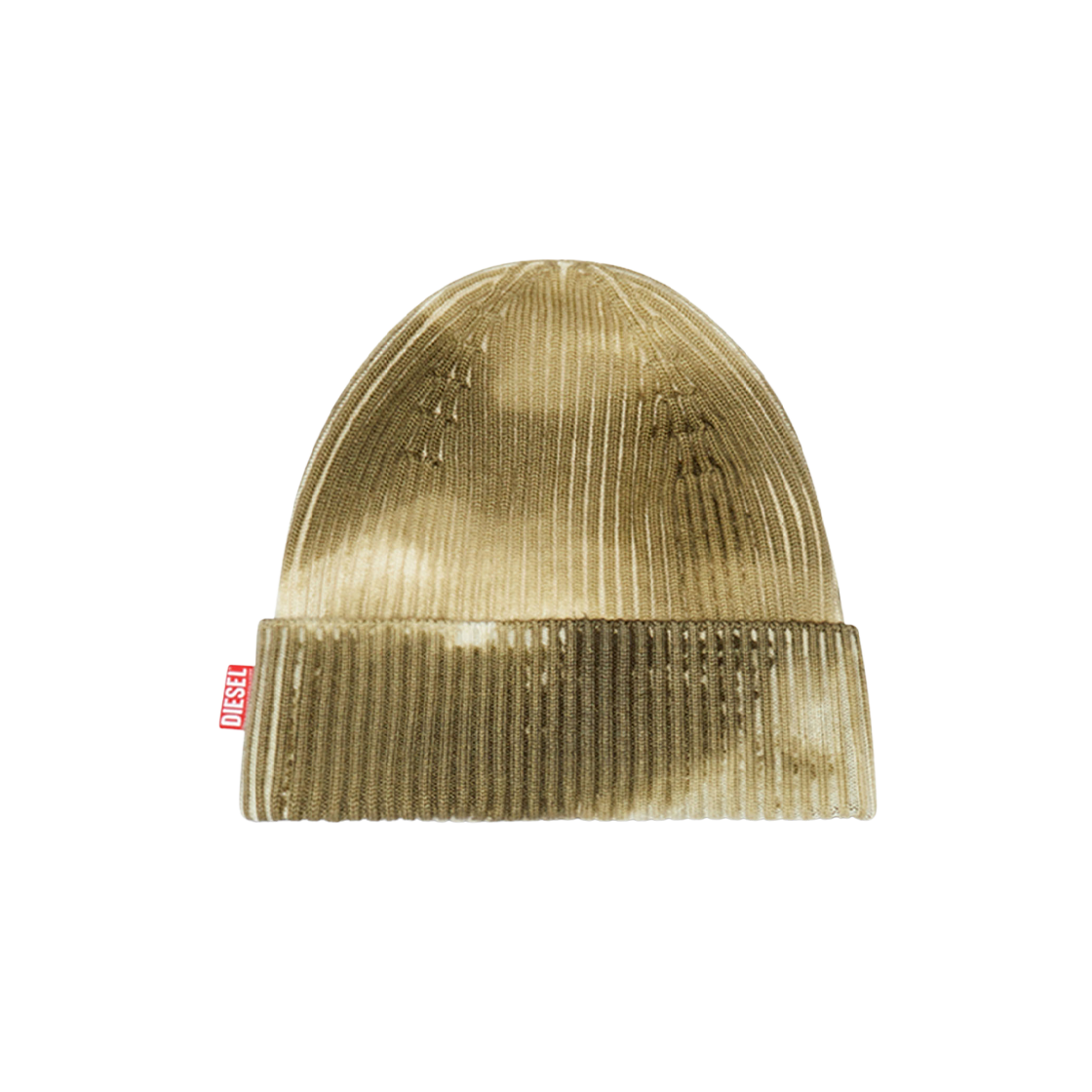 Diesel K-Greaty Wool Beanie With Camo Print Olive Green 상세 이미지 2