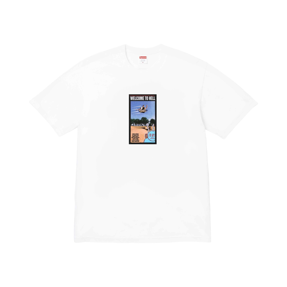 Supreme x Toy Machine Welcome To Hell T-Shirt White - 24SS 상세 이미지 1