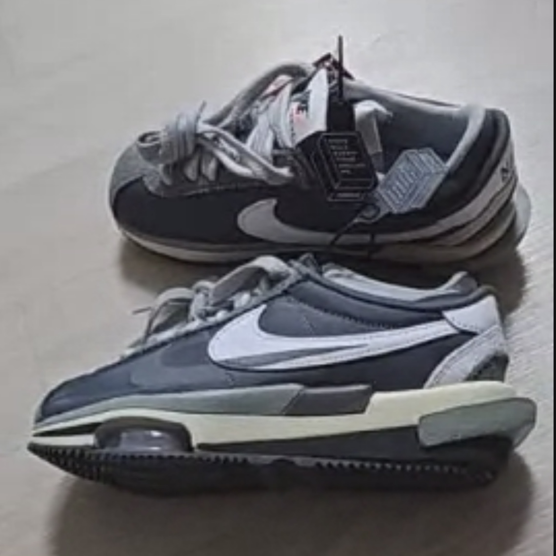 Nike x Sacai Zoom Cortez SP Iron Grey 착용 스타일