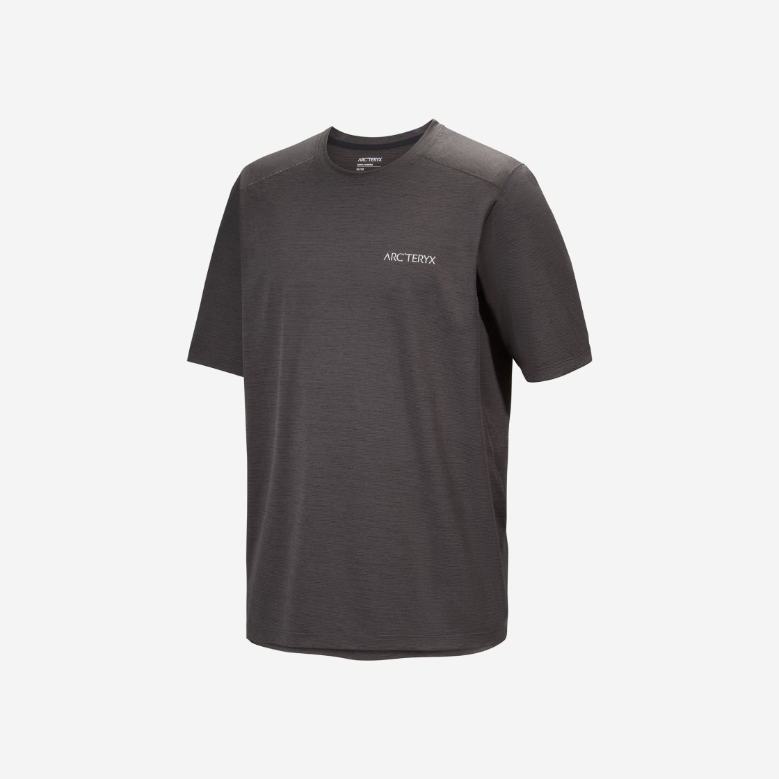 Arc'teryx Cormac Arc'Bird Logo SS T-Shirt Black Heather 상세 이미지 2