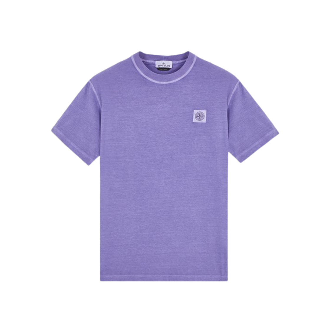 Stone Island 23757 Short Sleeve Organic Cotton T-Shirt Lavender - 24SS 상세 이미지 1