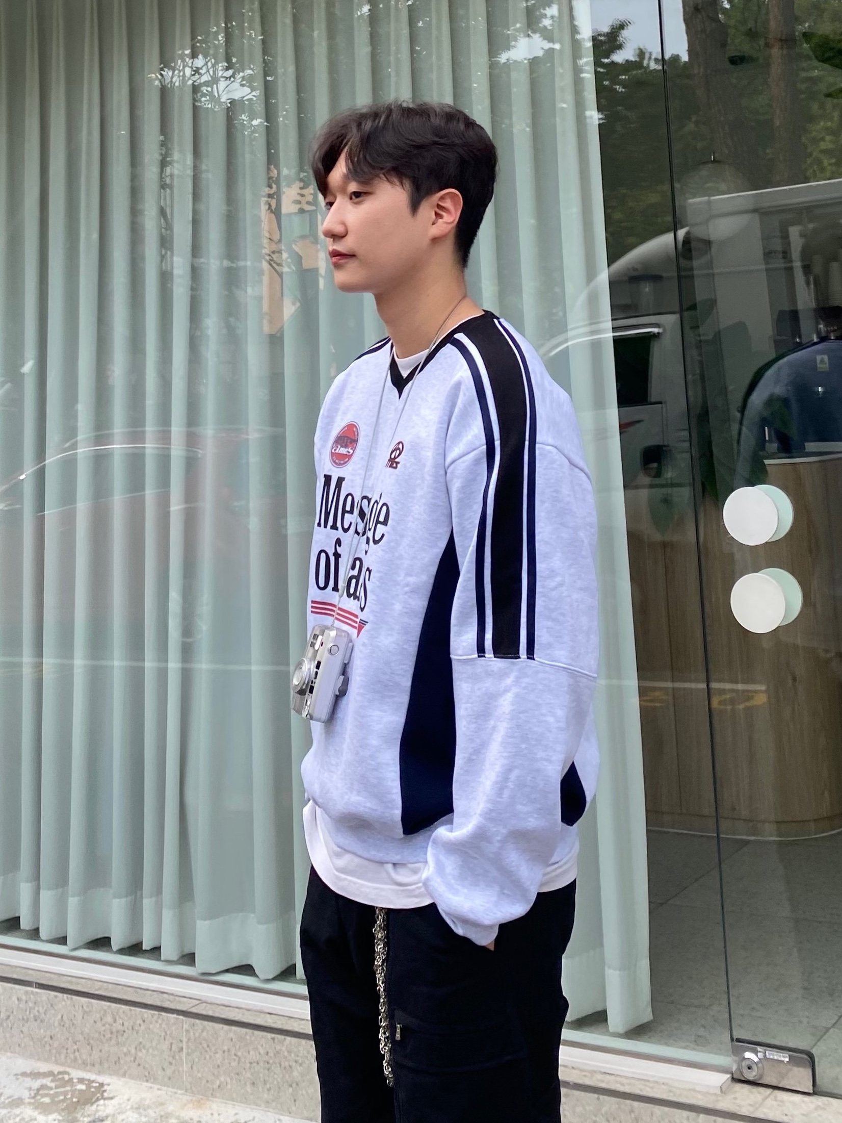 Nike x Comme des Garcons Homme Plus Air Max Sunder SP White Black, [KREAM 단독] STU Multi Panel Cargo Pants Black 착용 스타일 - 2