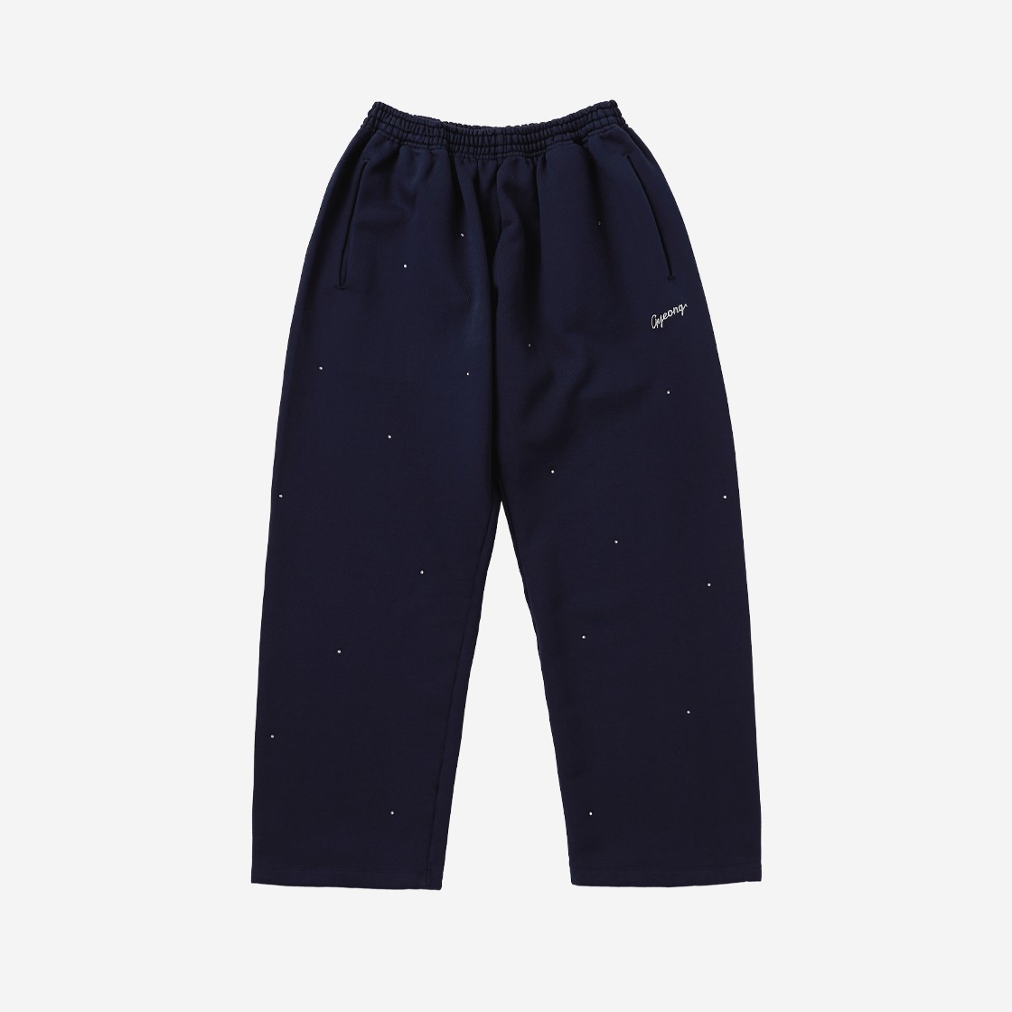 Gyeong Twinkle Sweatpants Dark Navy 상세 이미지 1