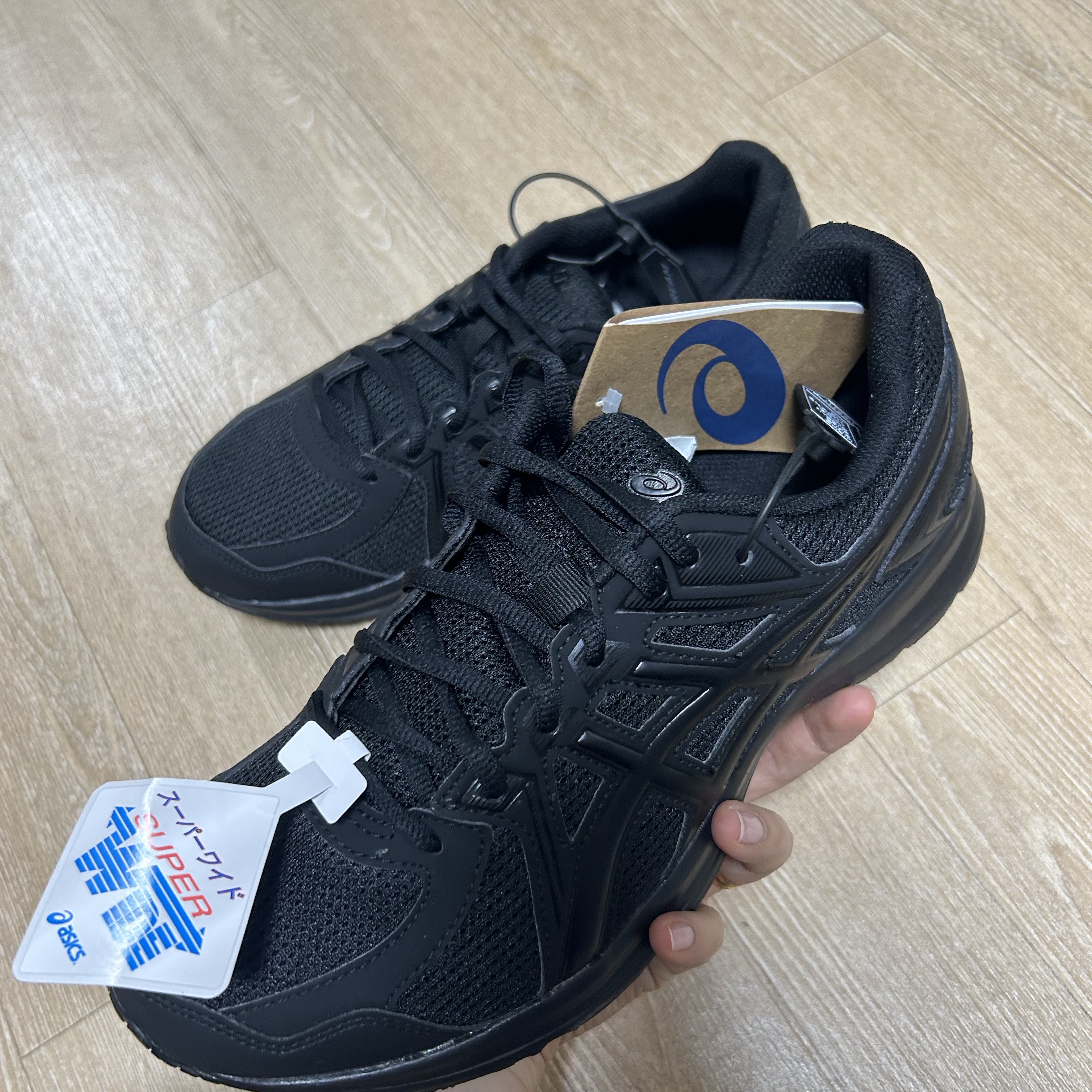 Asics Jog 100 2 Black 착용 스타일