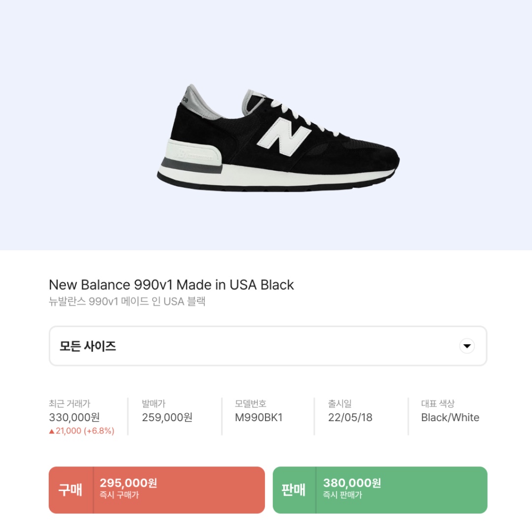 New Balance 990v1 Made in USA Black 착용 스타일 - 2
