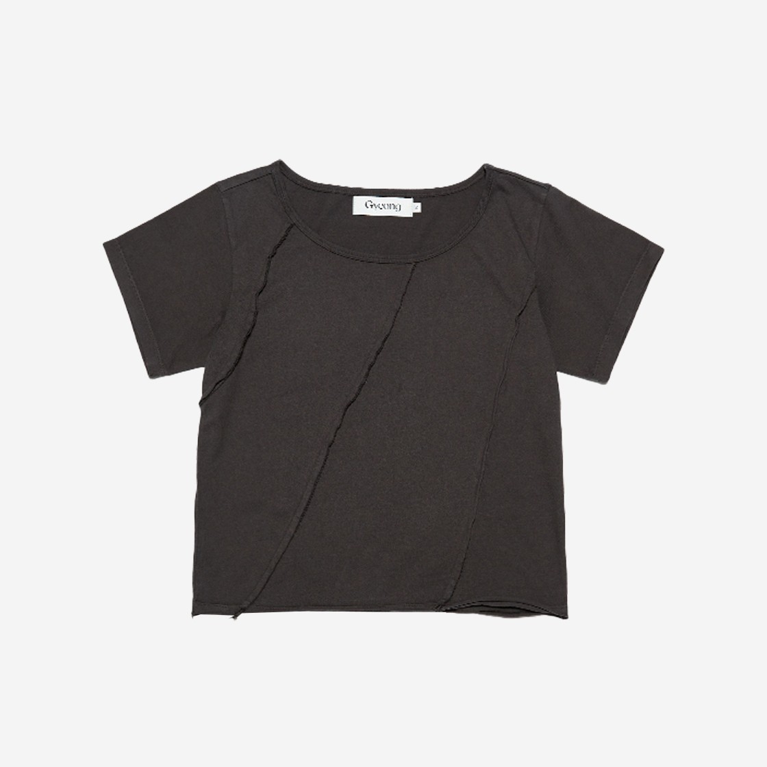 Gyeong Dyed Short Sleeve Tee Charcoal 상세 이미지 1