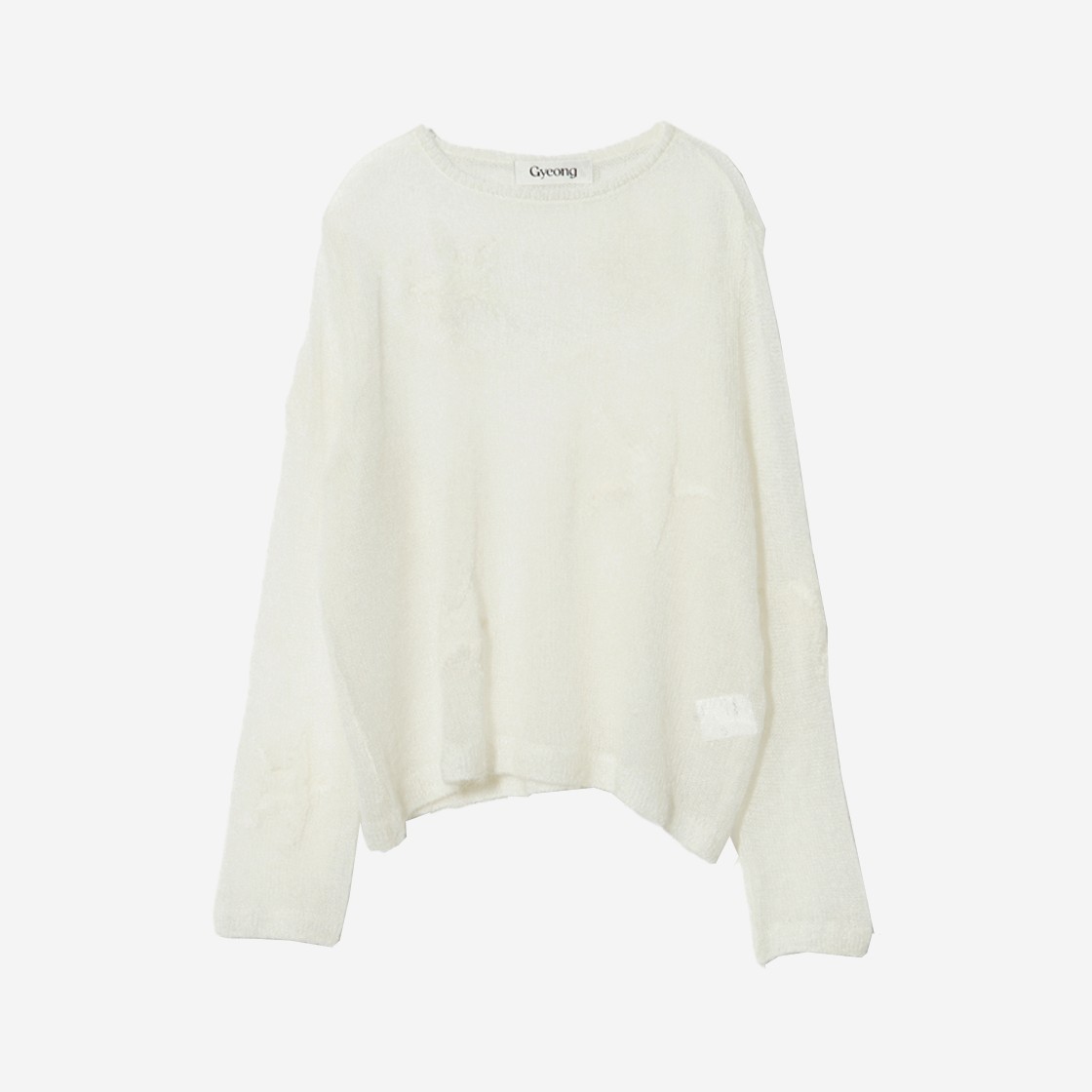 Gyeong Star Mohair Knit Sweater Ivory 상세 이미지 1