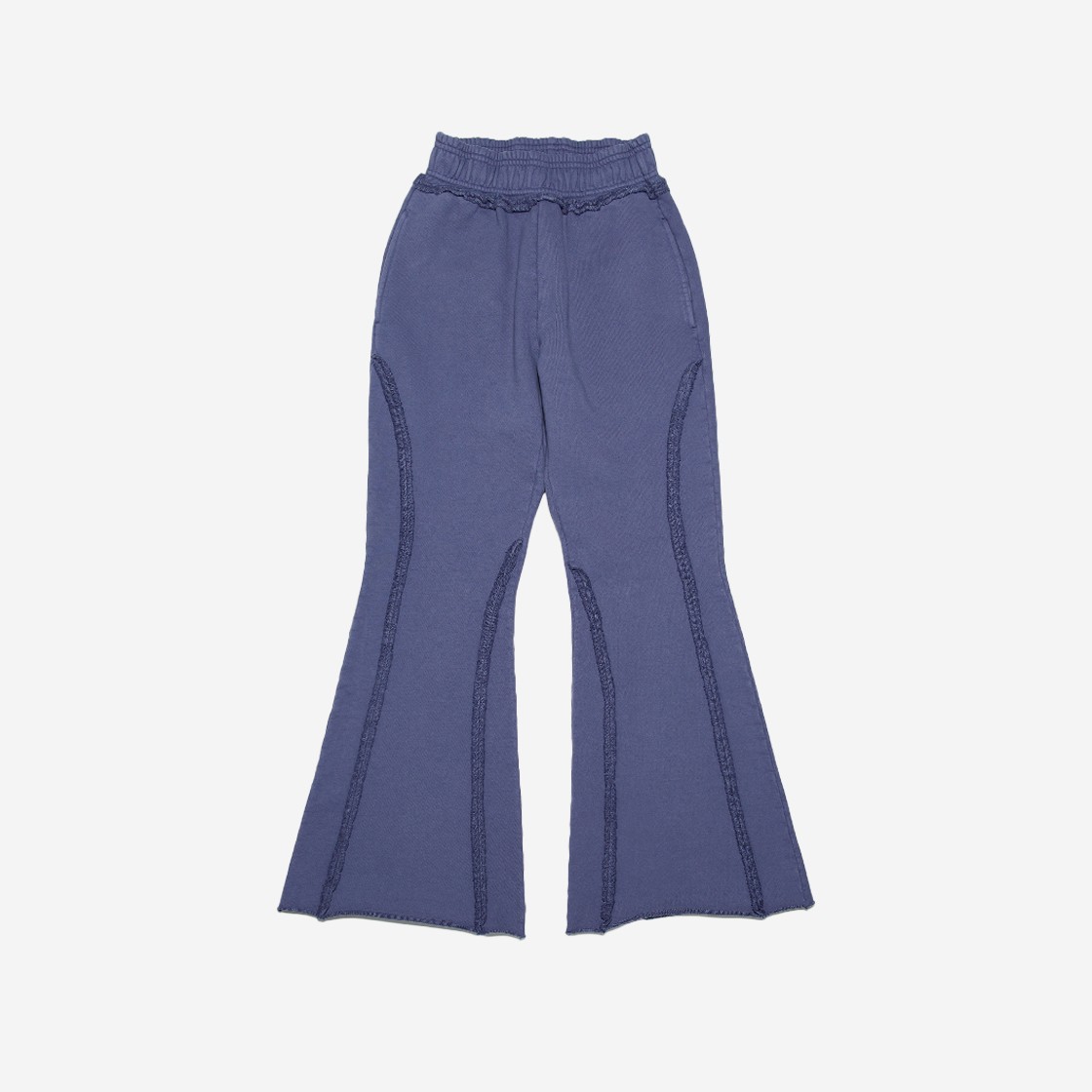 Gyeong Dyed Flare Sweatpants Blue 상세 이미지 1