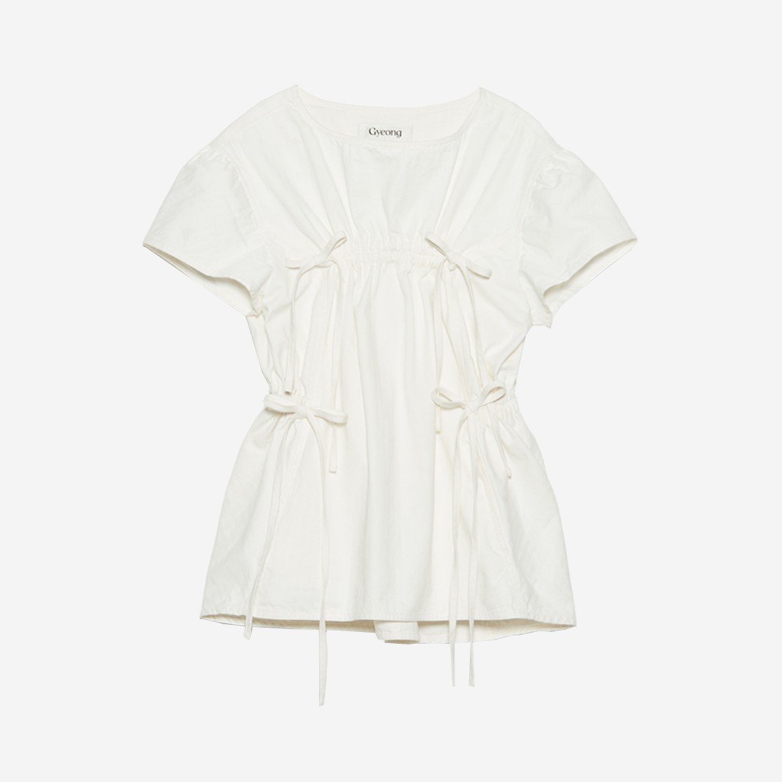 Gyeong String Mini Dress Ivory 상세 이미지 1