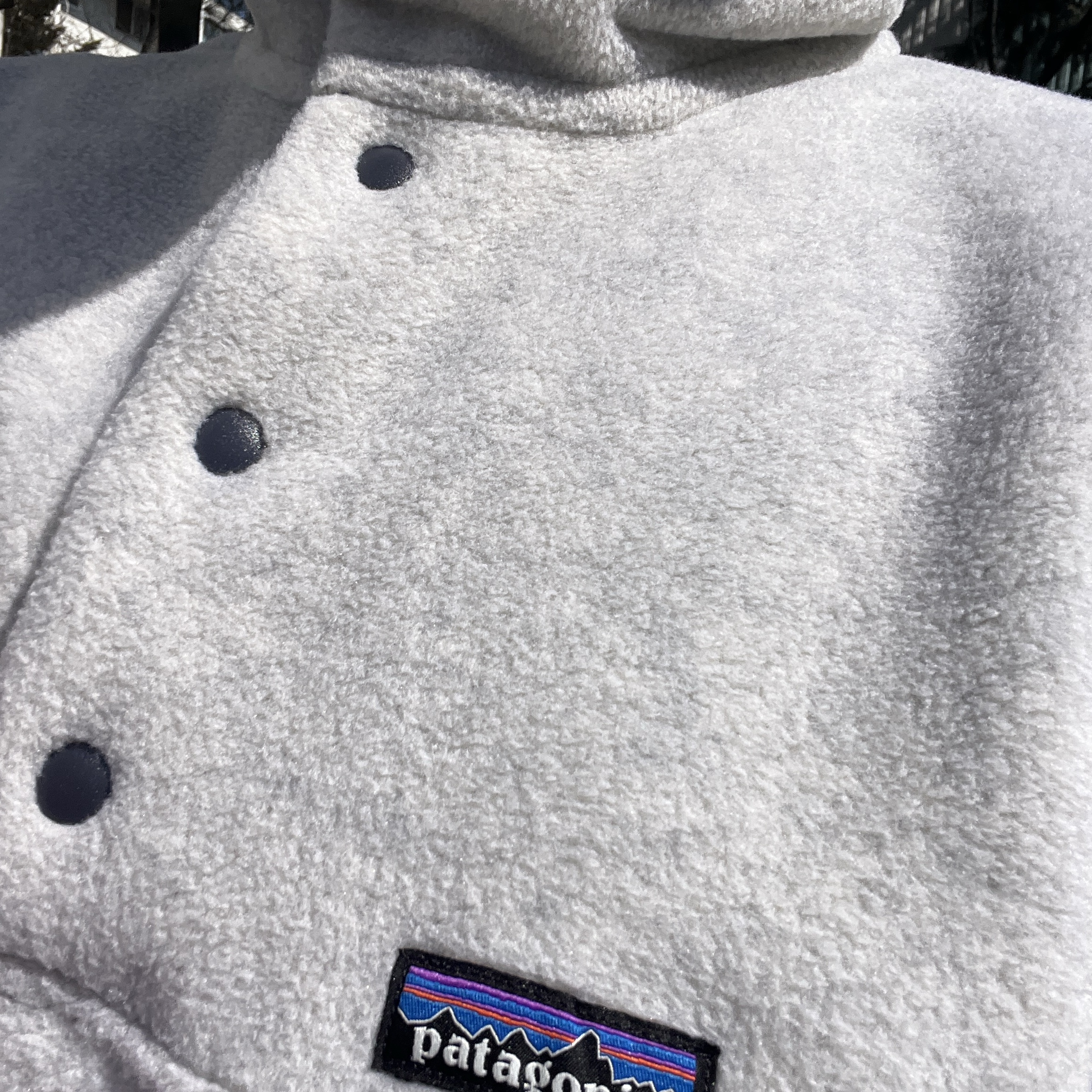 Patagonia Synchilla Snap-T Fleece Pullover Oatmeal Heather 착용 스타일
