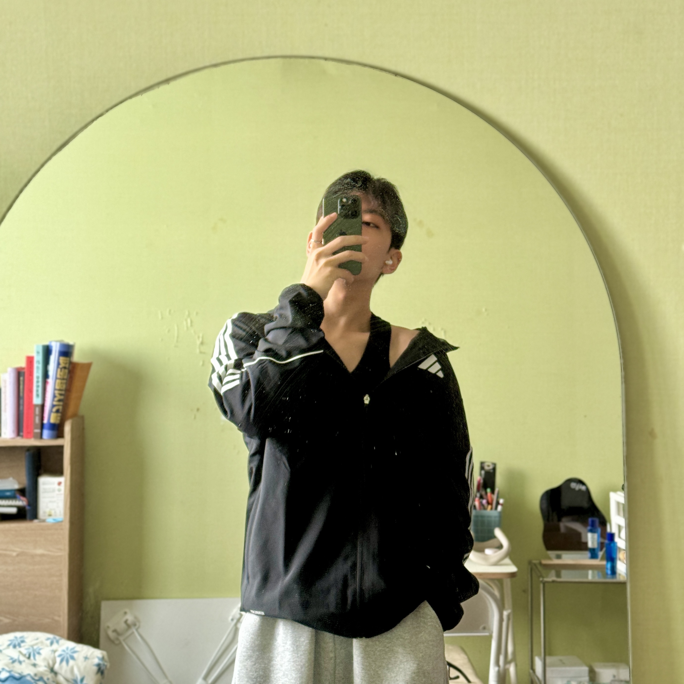 Adidas Tiro 23 League Windbreaker Black - KR Sizing 착용 스타일