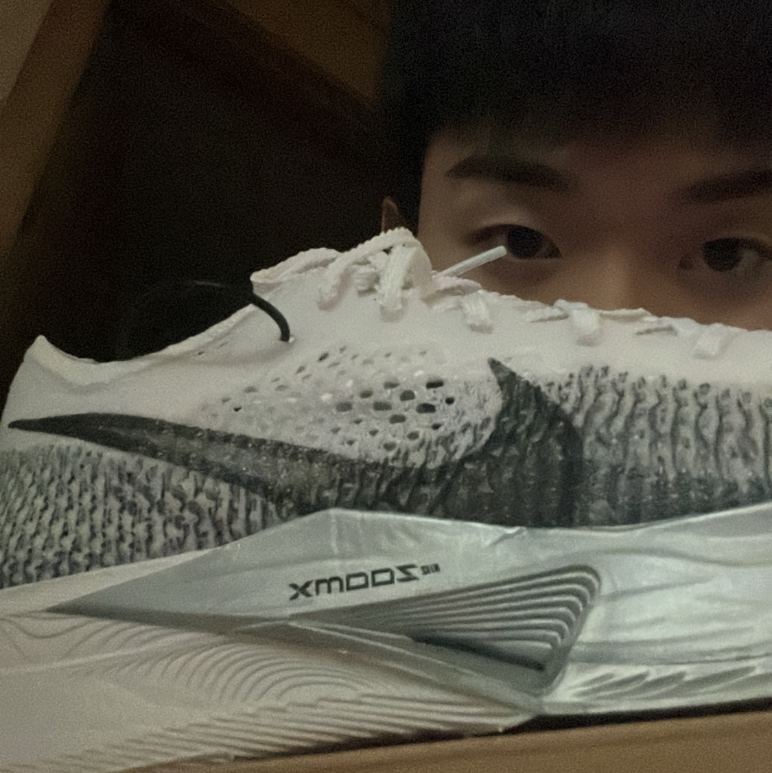 Nike ZoomX Vaporfly Next% 3 White Grey 착용 스타일