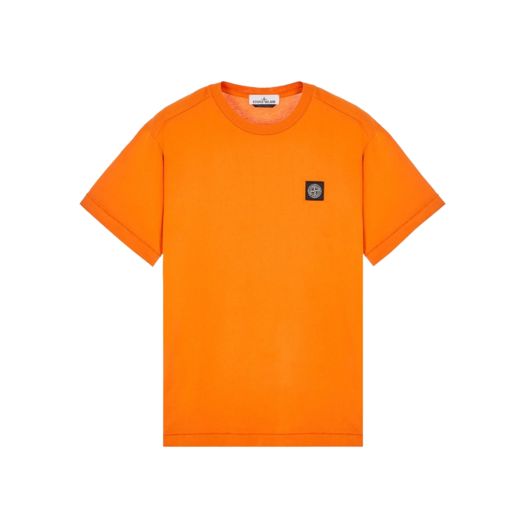 스톤 아일랜드 24113 숏슬리브 티셔츠 오렌지 - 24SS