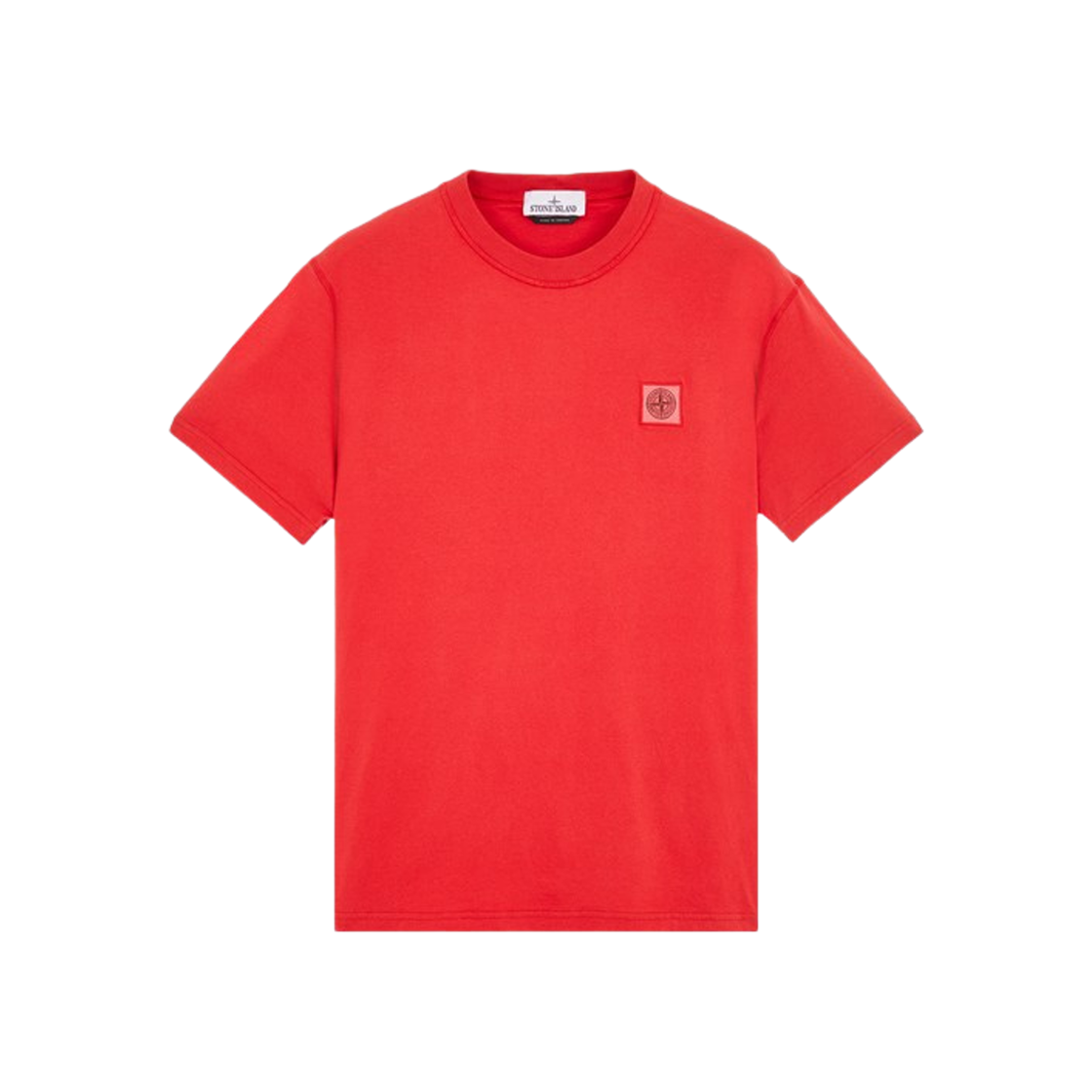 Stone Island 23757 Short Sleeve Organic Cotton T-Shirt Red - 24SS 상세 이미지 1