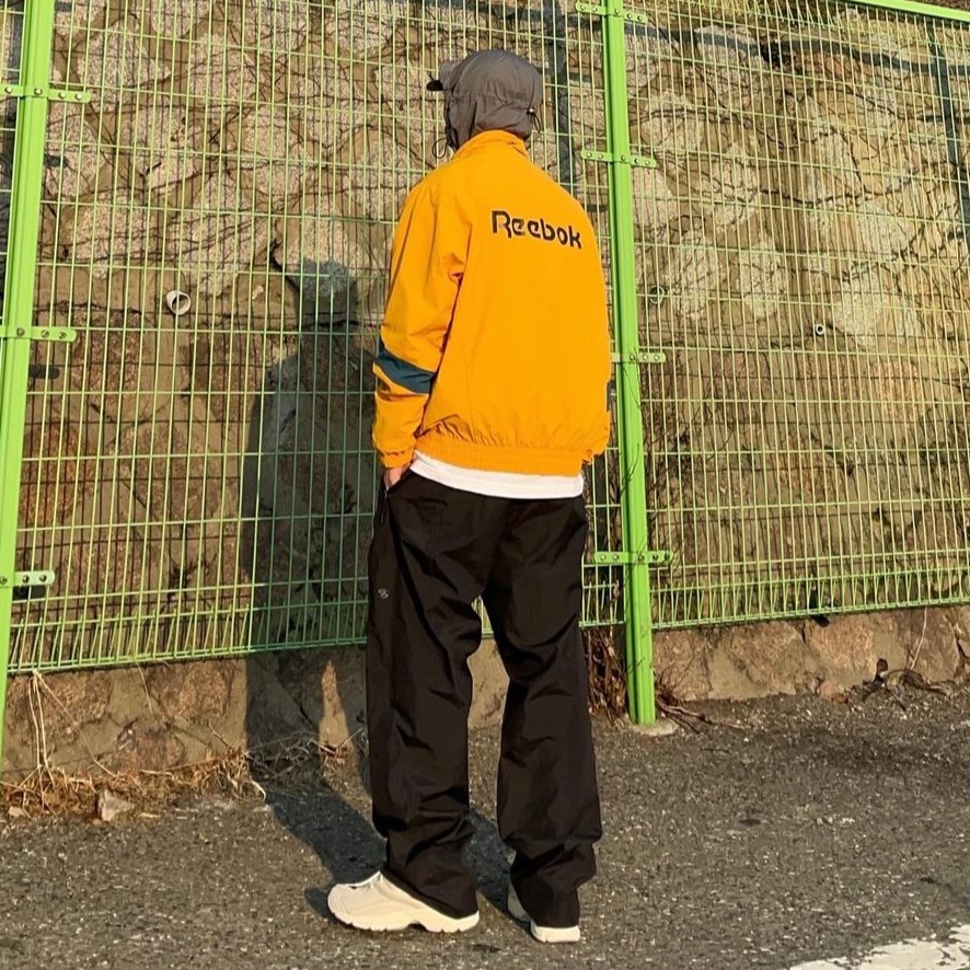 Sansan Gear Windblock Pants Black - 22FW 착용 스타일 - 2