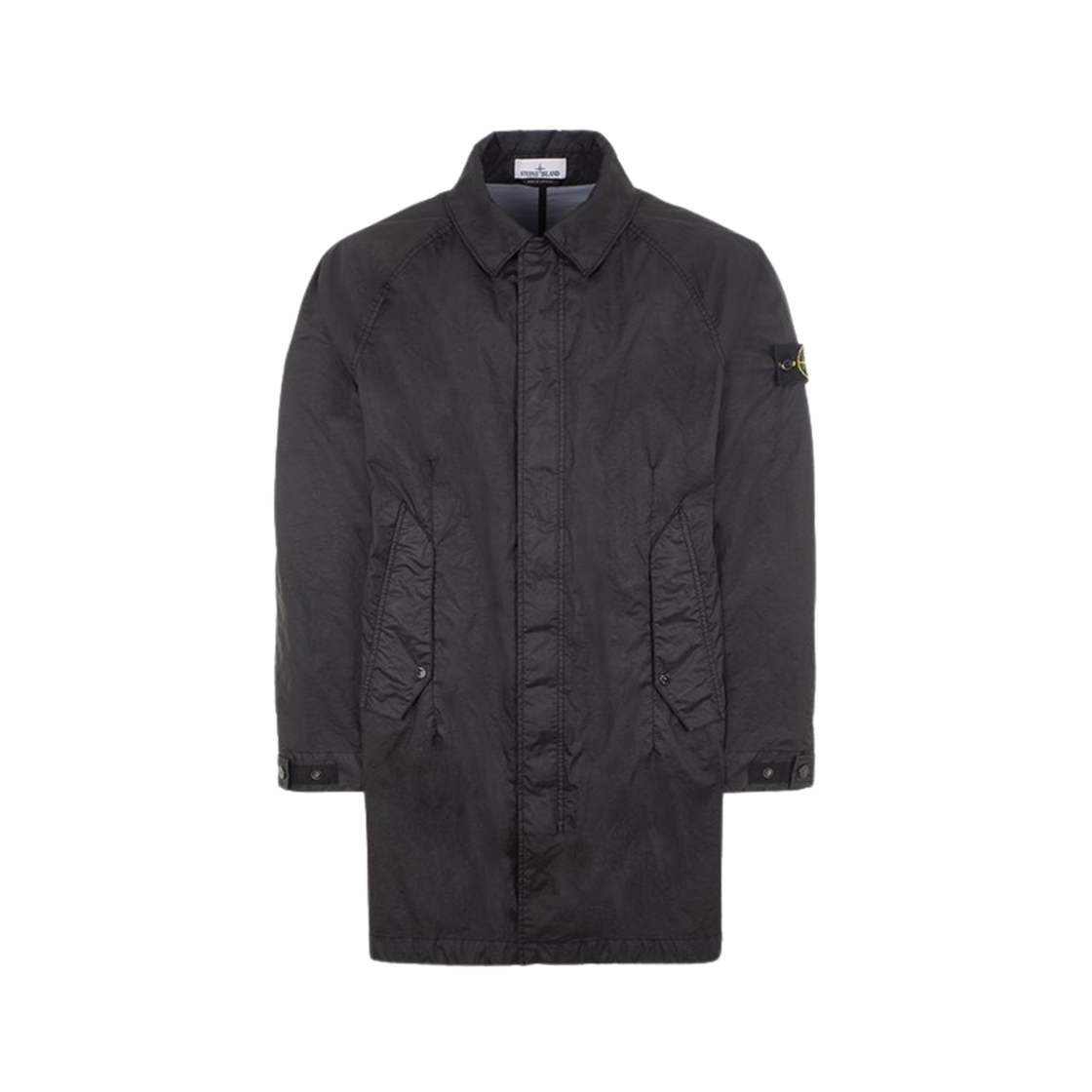 Stone Island 70323 Membrana 3L TC Trench Coat Black - 24SS 상세 이미지 1