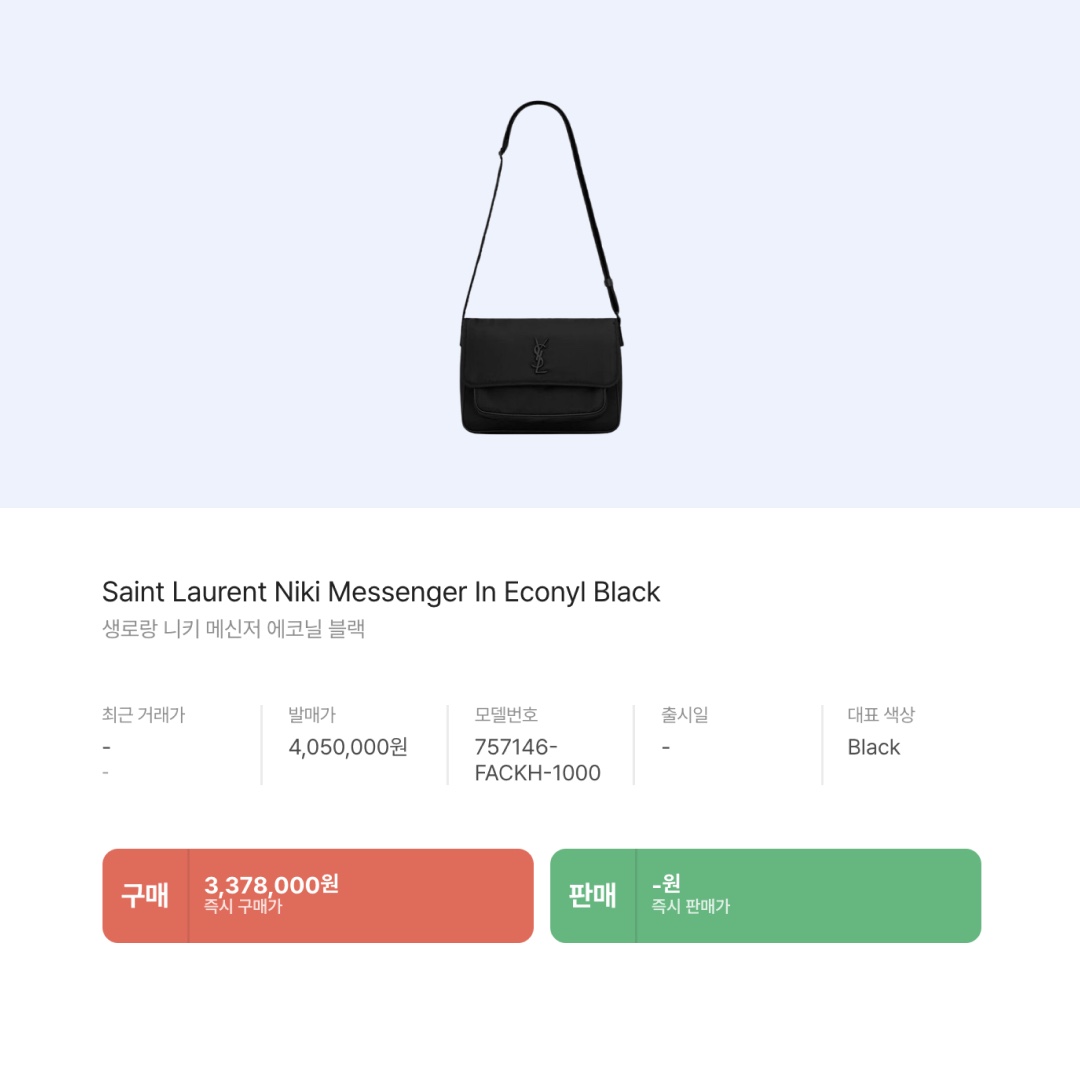 Saint Laurent Niki Messenger In Econyl Black 착용 스타일 - 2