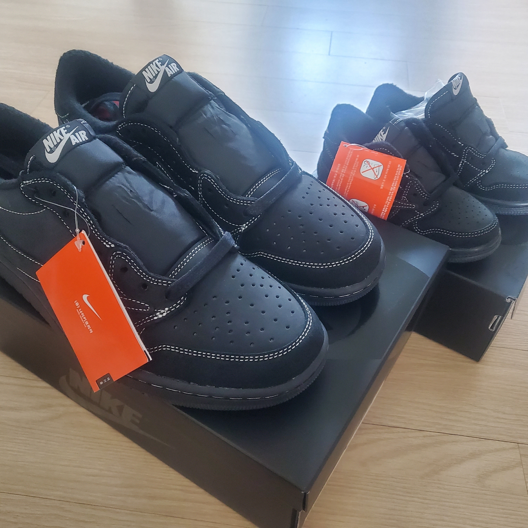 Jordan 1 x Travis Scott Retro Low OG SP Black Phantom, (TD) Jordan 1 x Travis Scott Retro Low OG SP Black Phantom 착용 스타일