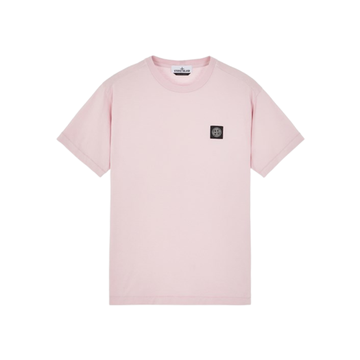 스톤 아일랜드 24113 숏슬리브 티셔츠 핑크 - 24SS