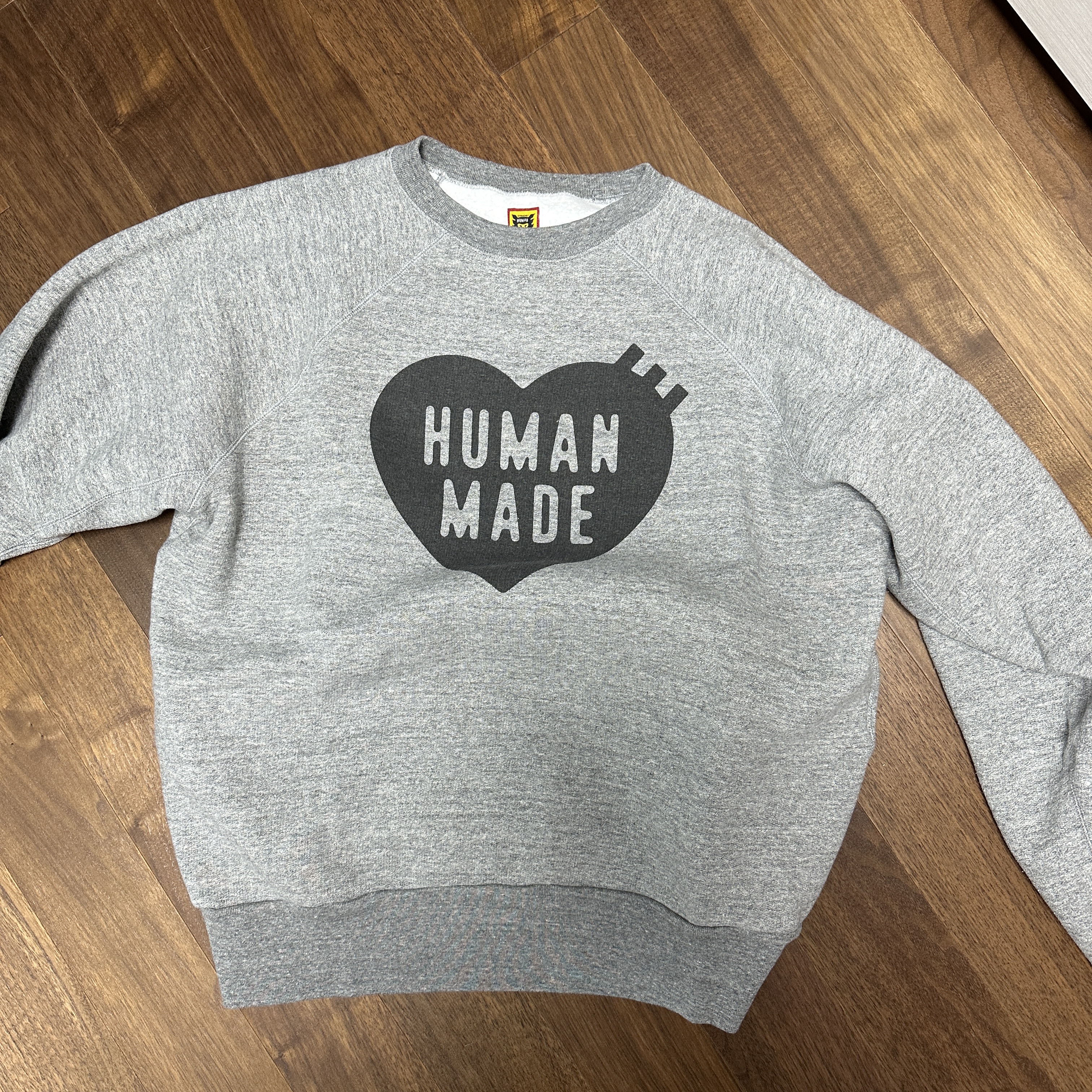 Human Made Sweatshirt Gray 착용 스타일