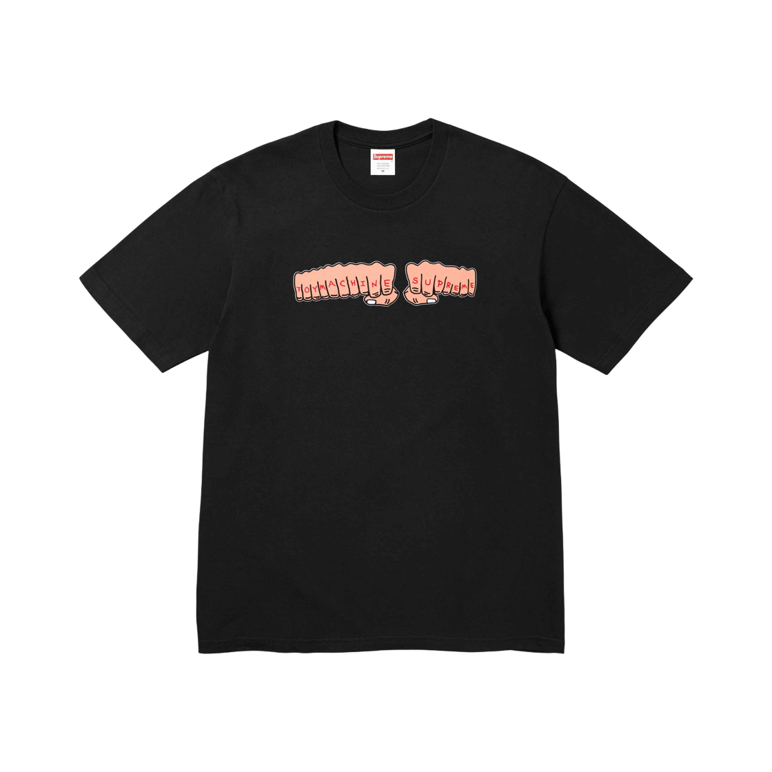 슈프림 x 토이 머신 피스트 티셔츠 블랙 - 24SS | Supreme | KREAM