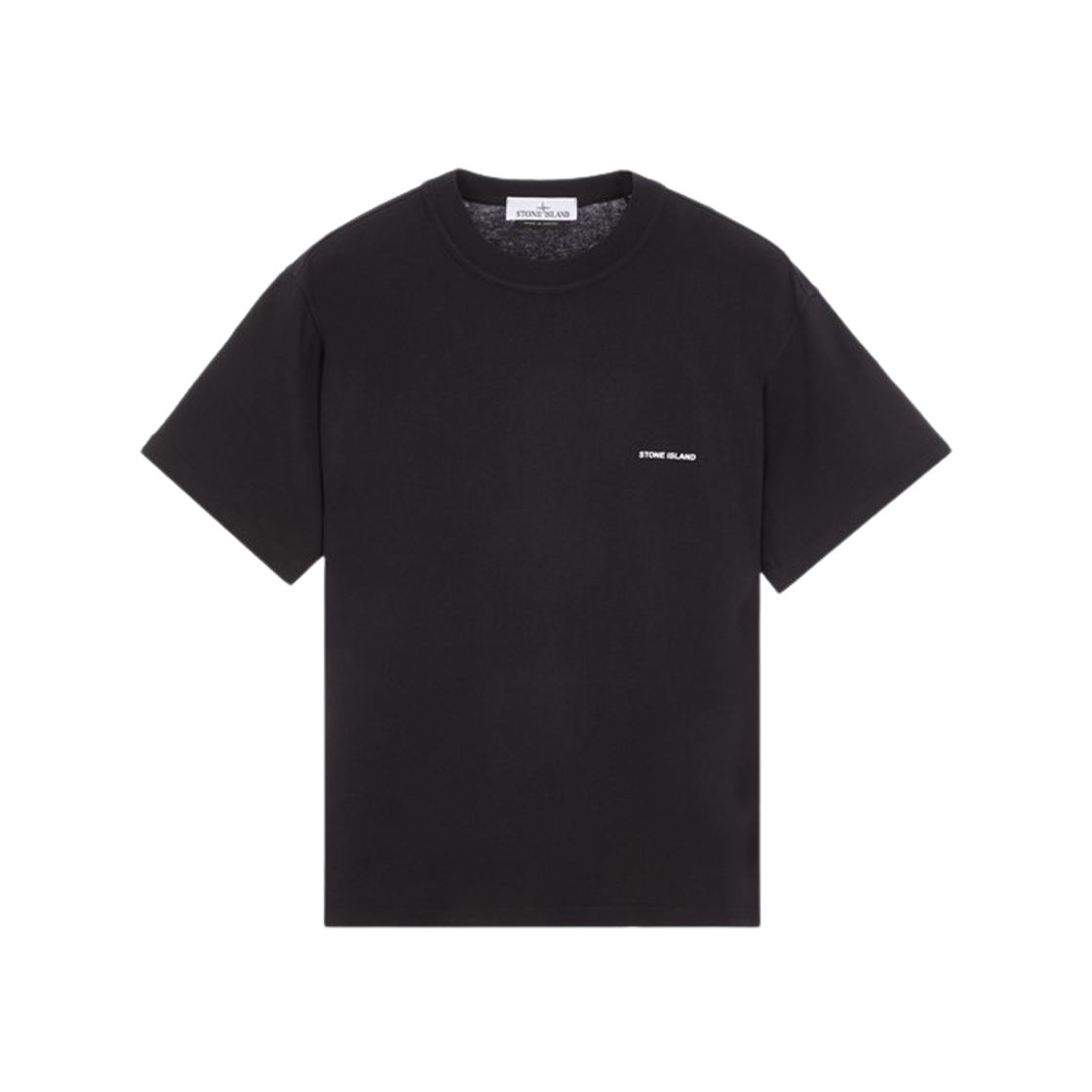 Stone Island 22379 Short Sleeve Cotton T-Shirt Black - 24SS 상세 이미지 1