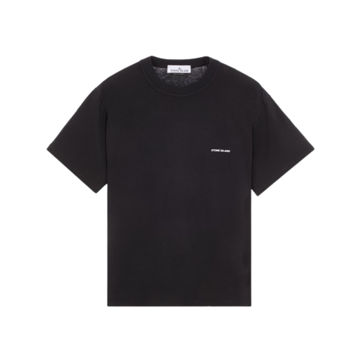 스톤 아일랜드 22379 숏슬리브 코튼 티셔츠 블랙 - 24SS