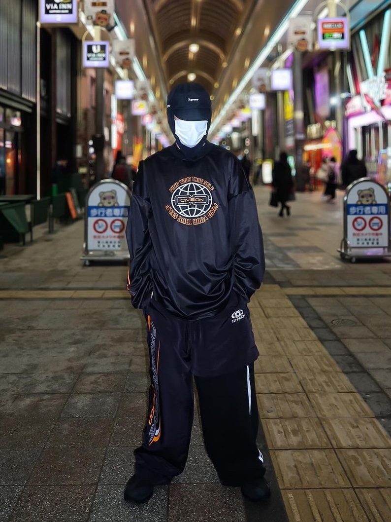 Civision by CSC Progressive Heavy Jersey Black, [KREAM 단독] Civision by CSC Progressive Track Pants Black 착용 스타일 - 1
