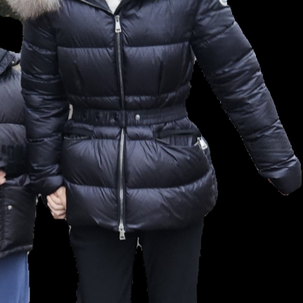 (W) Moncler Boed Short Down Jacket Black - 23FW 착용 스타일