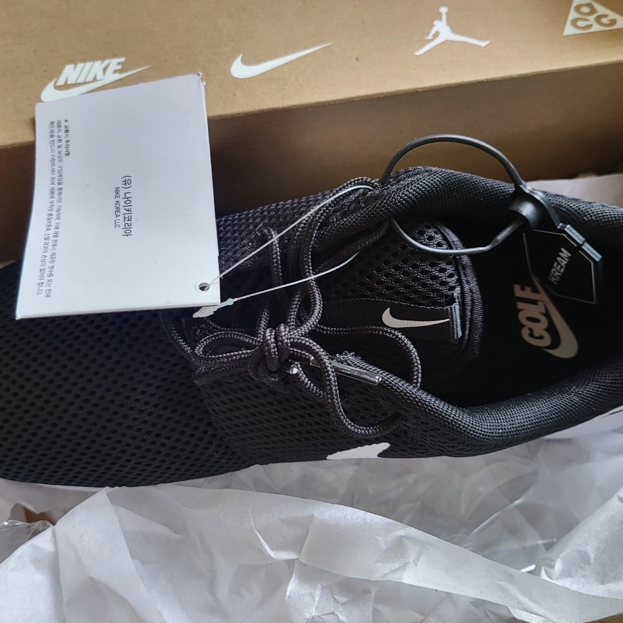 Nike Roshe G Next Nature Black White 착용 스타일
