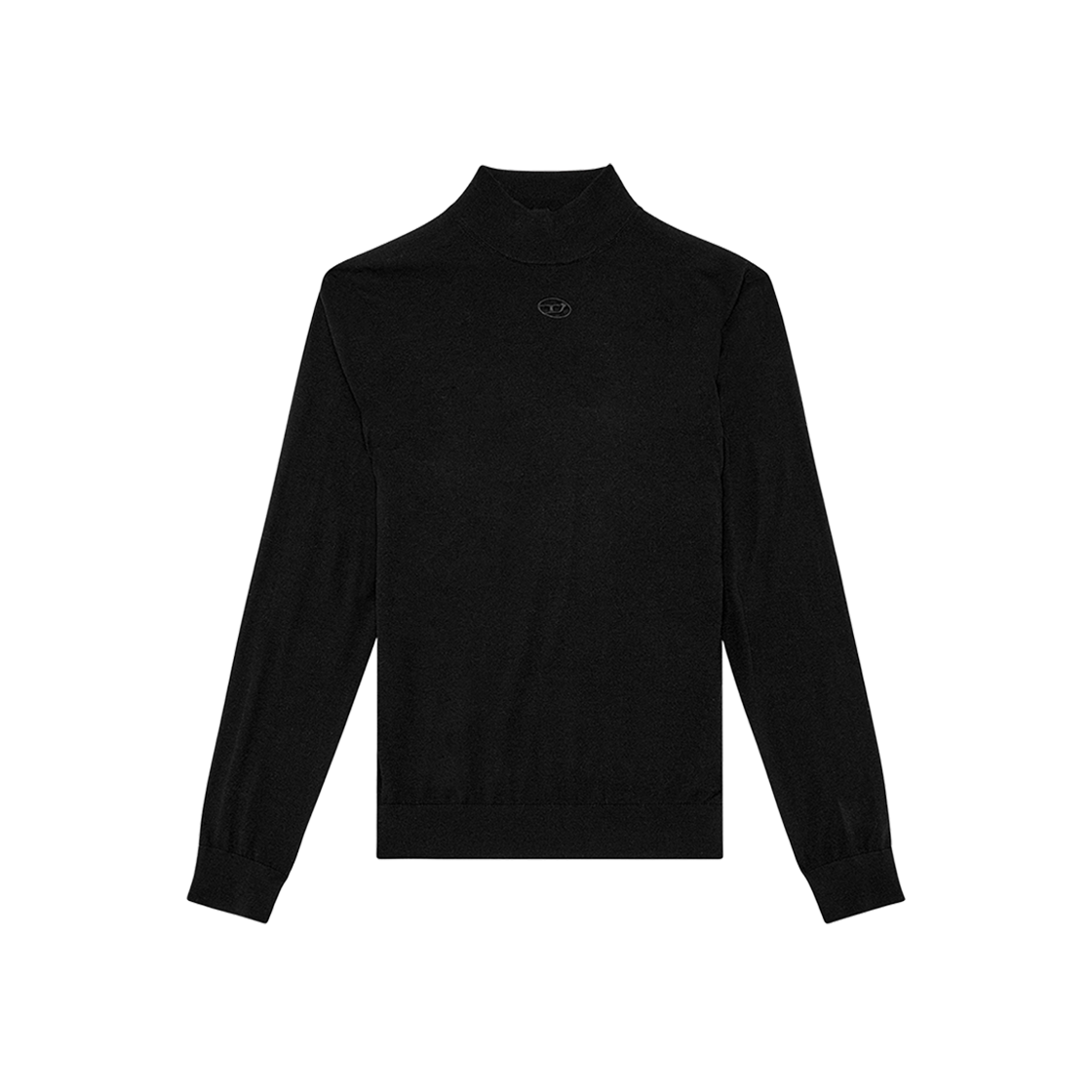 Diesel K-Gil Wool Turtleneck Jumper Black 상세 이미지 1