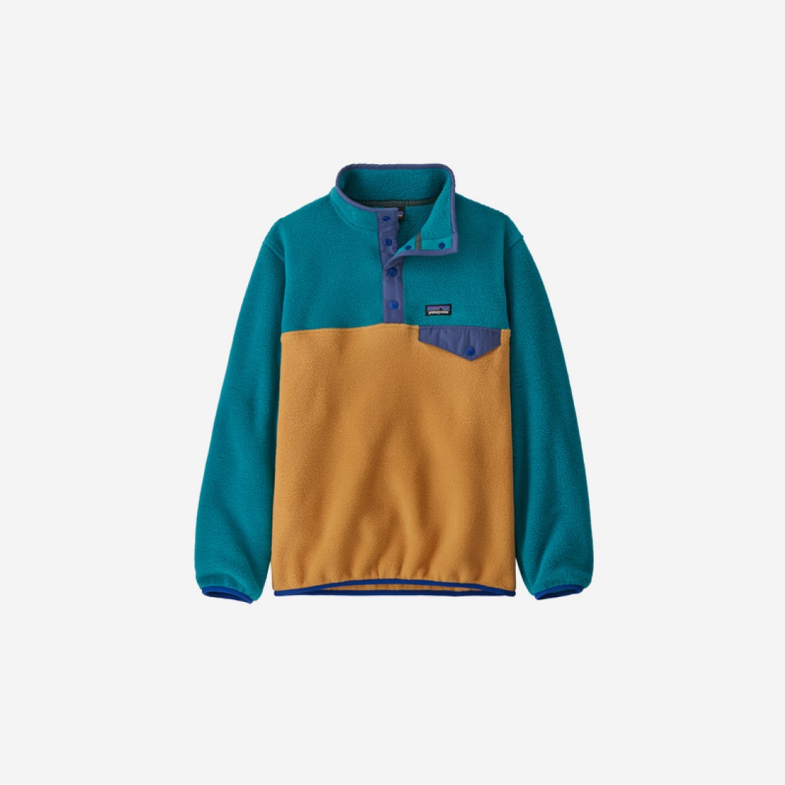 (Kids) Patagonia Lightweight Synchilla Snap-T Fleece Pullover Dried Mango 상세 이미지 1