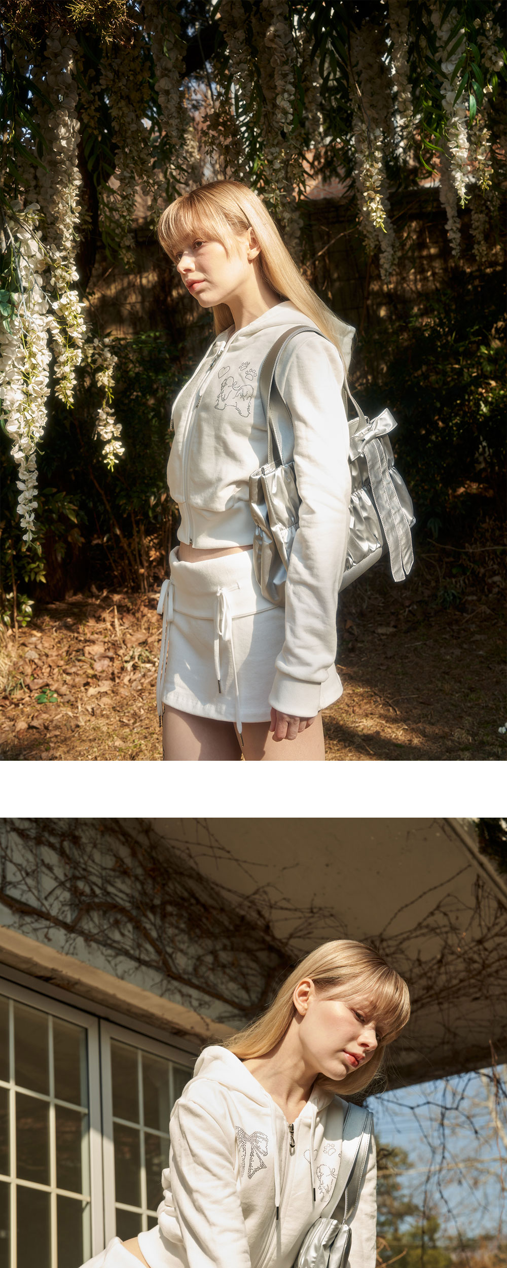 【odd one out】X thesallyslaw SHIRRING BAG Soolla Bag - 80s Windbreaker Style Knit Project