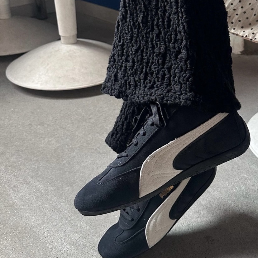 Puma Speedcat OG Sparco Black White 착용 스타일