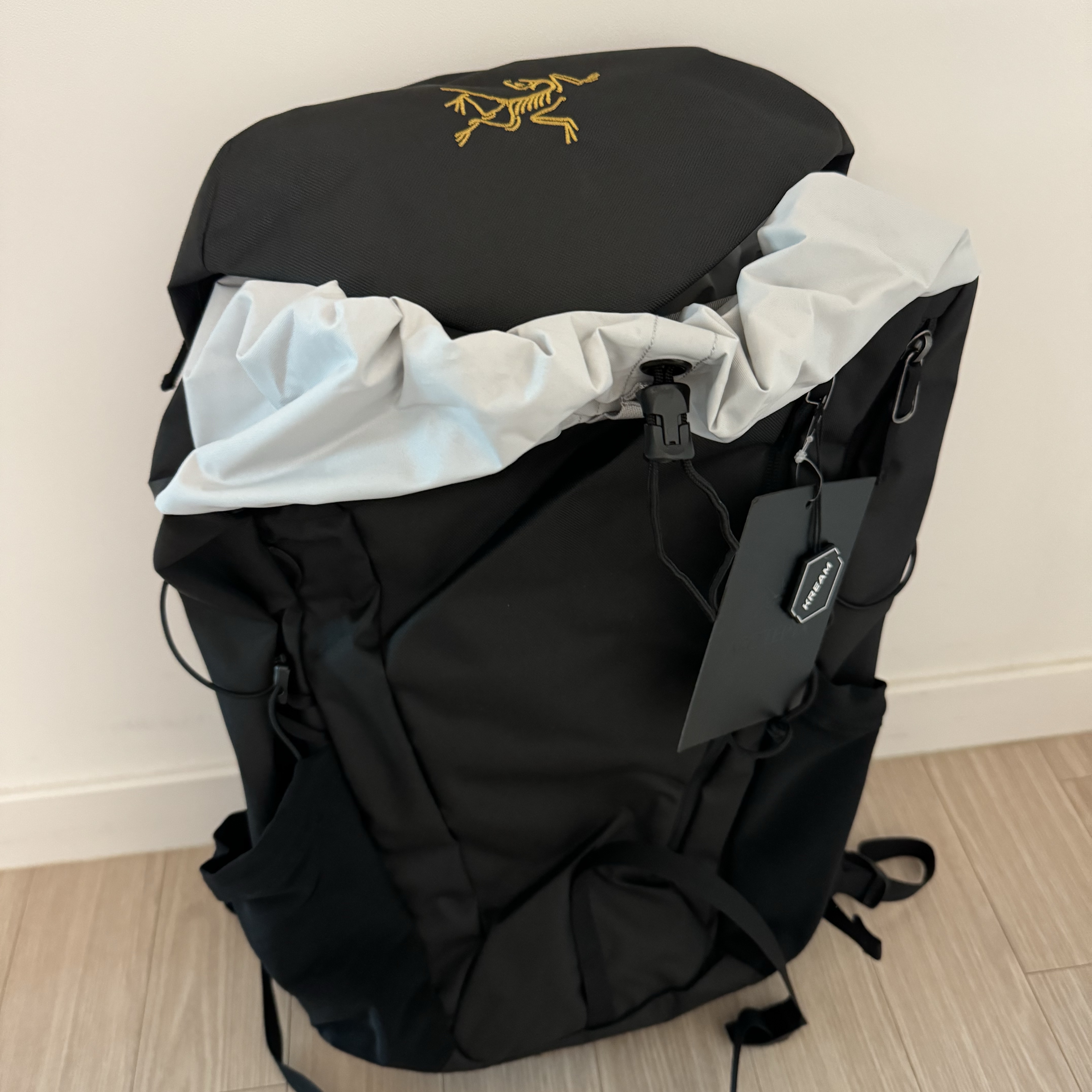 Arc'teryx Mantis 20 Backpack Black 착용 스타일
